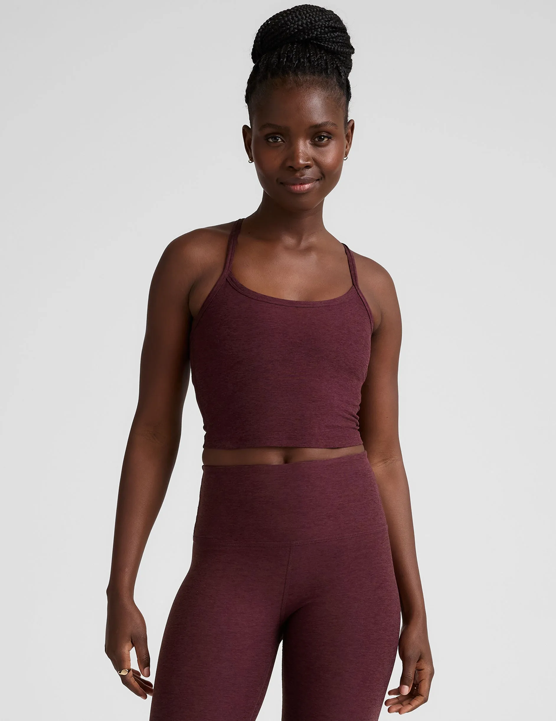 Spacedye Slim Racerback Cropped Tank sold by Beyond Yoga product image thumbnail 5