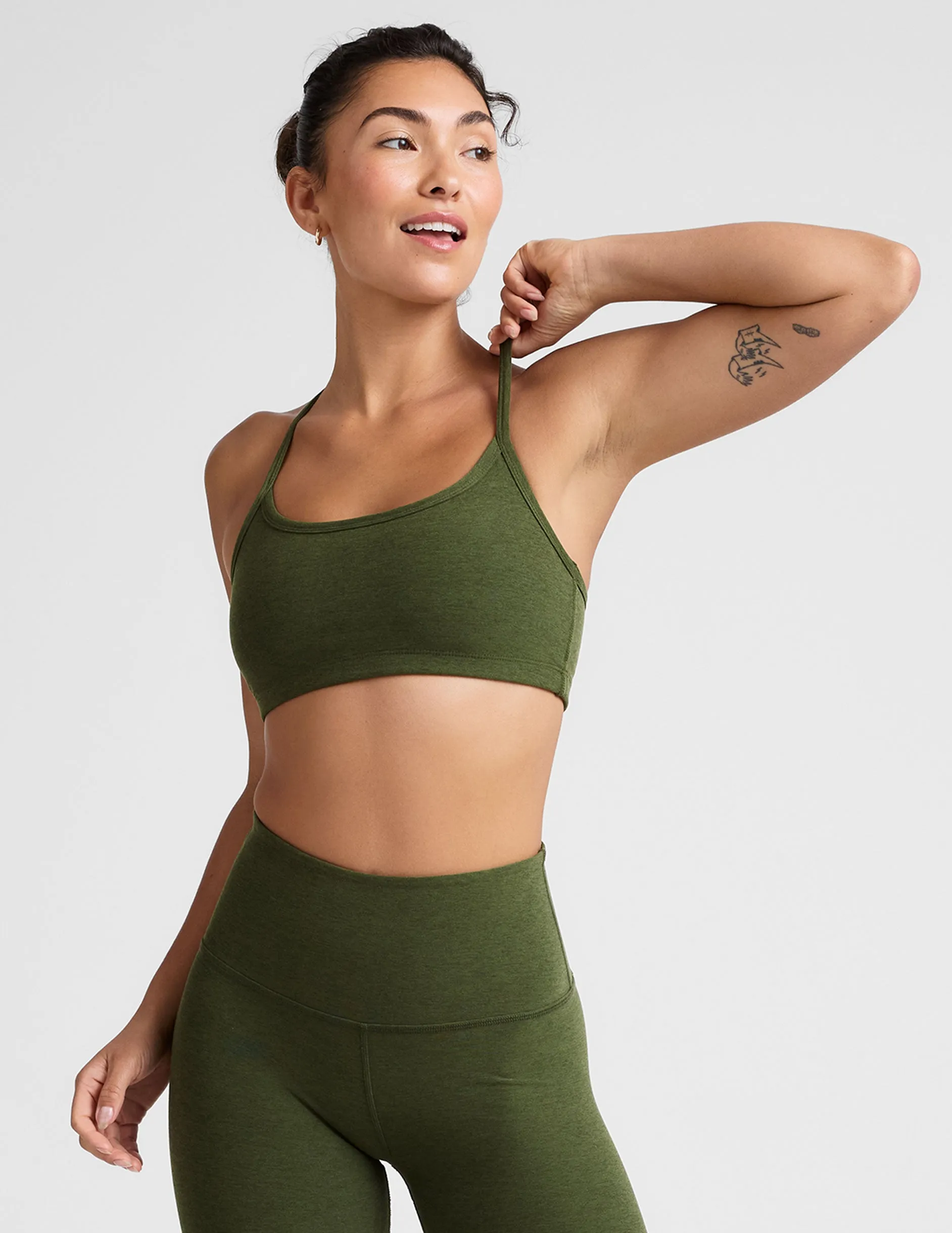 Spacedye Slim Racerback Bra sold by Beyond Yoga