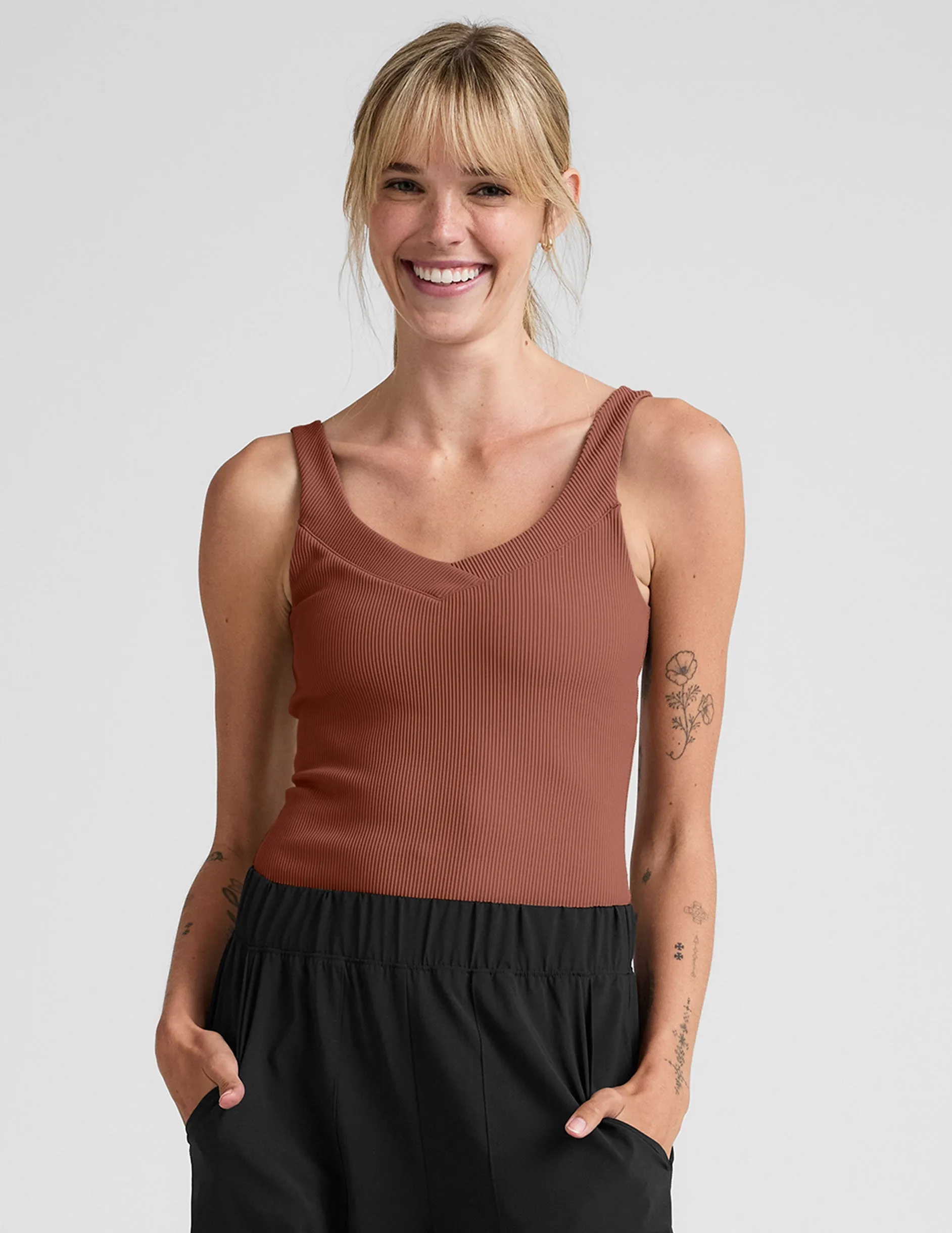 Impulse Ribbed Classic Tank sold by Beyond Yoga
