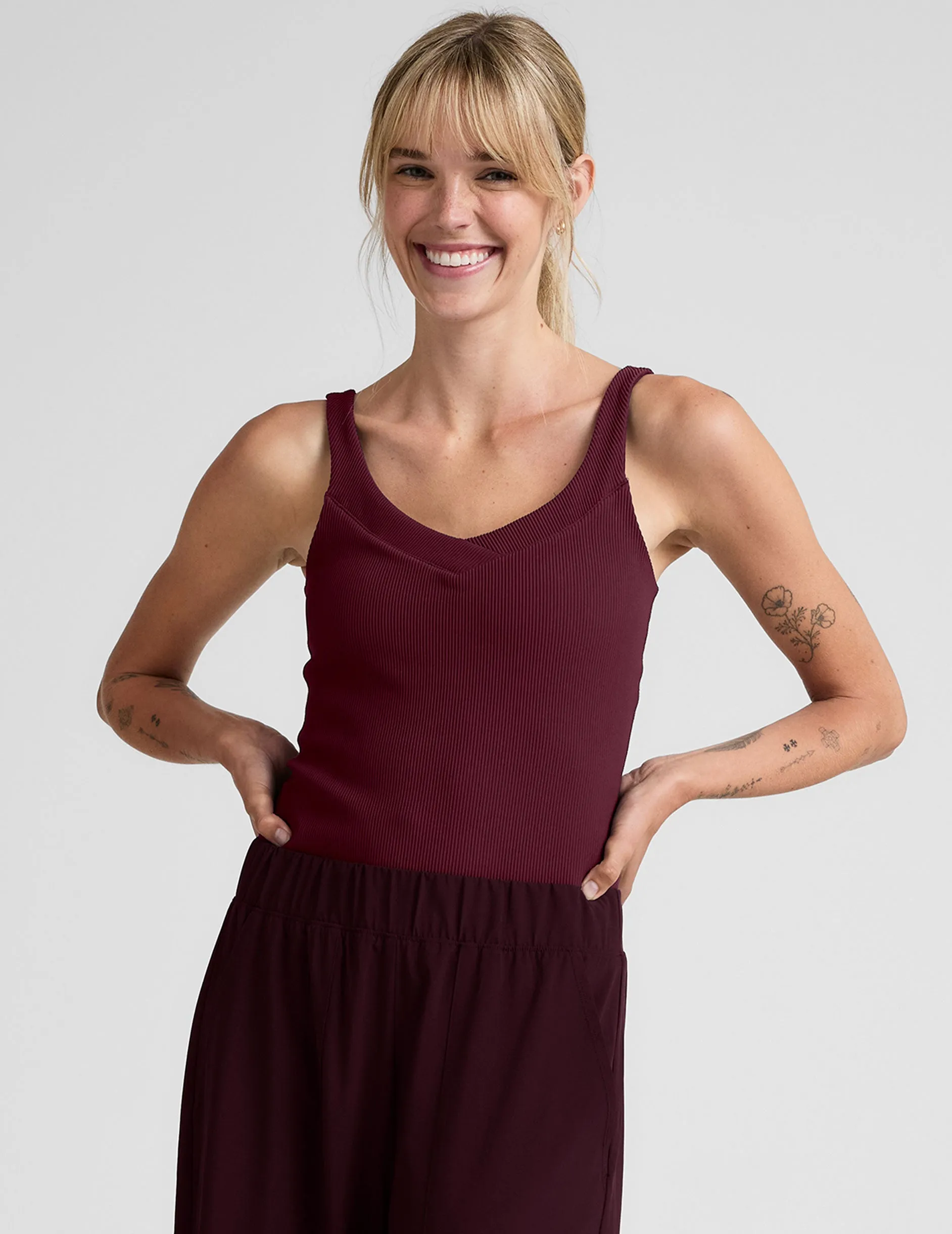 Impulse Ribbed Classic Tank sold by Beyond Yoga