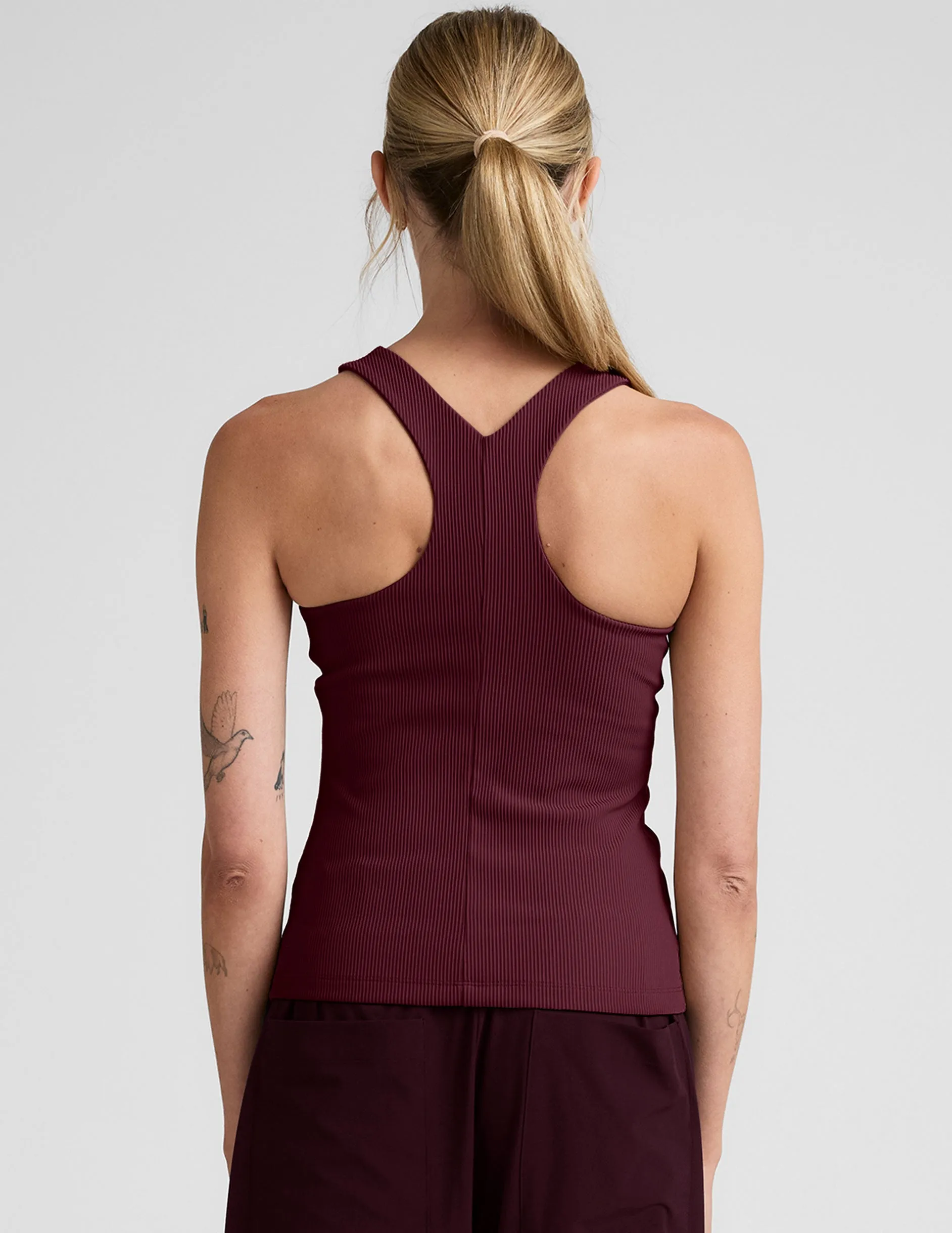 Refocus Ribbed Classic Tank sold by Beyond Yoga product image thumbnail 3