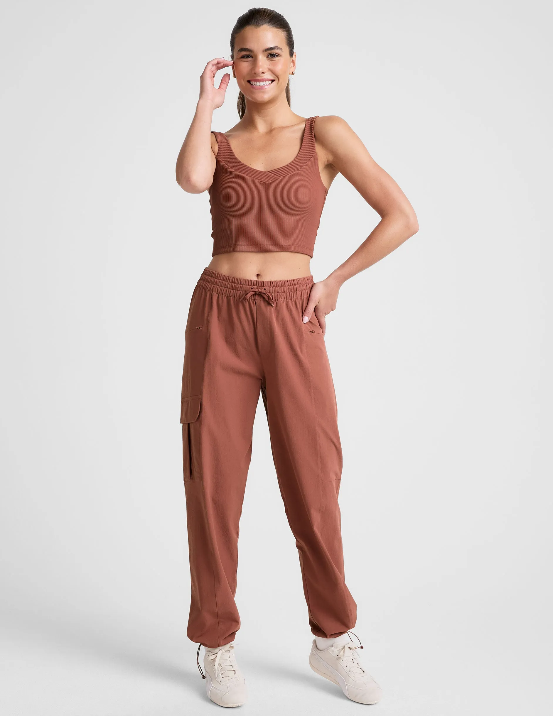 Impulse Ribbed Cropped Tank sold by Beyond Yoga product image thumbnail 5