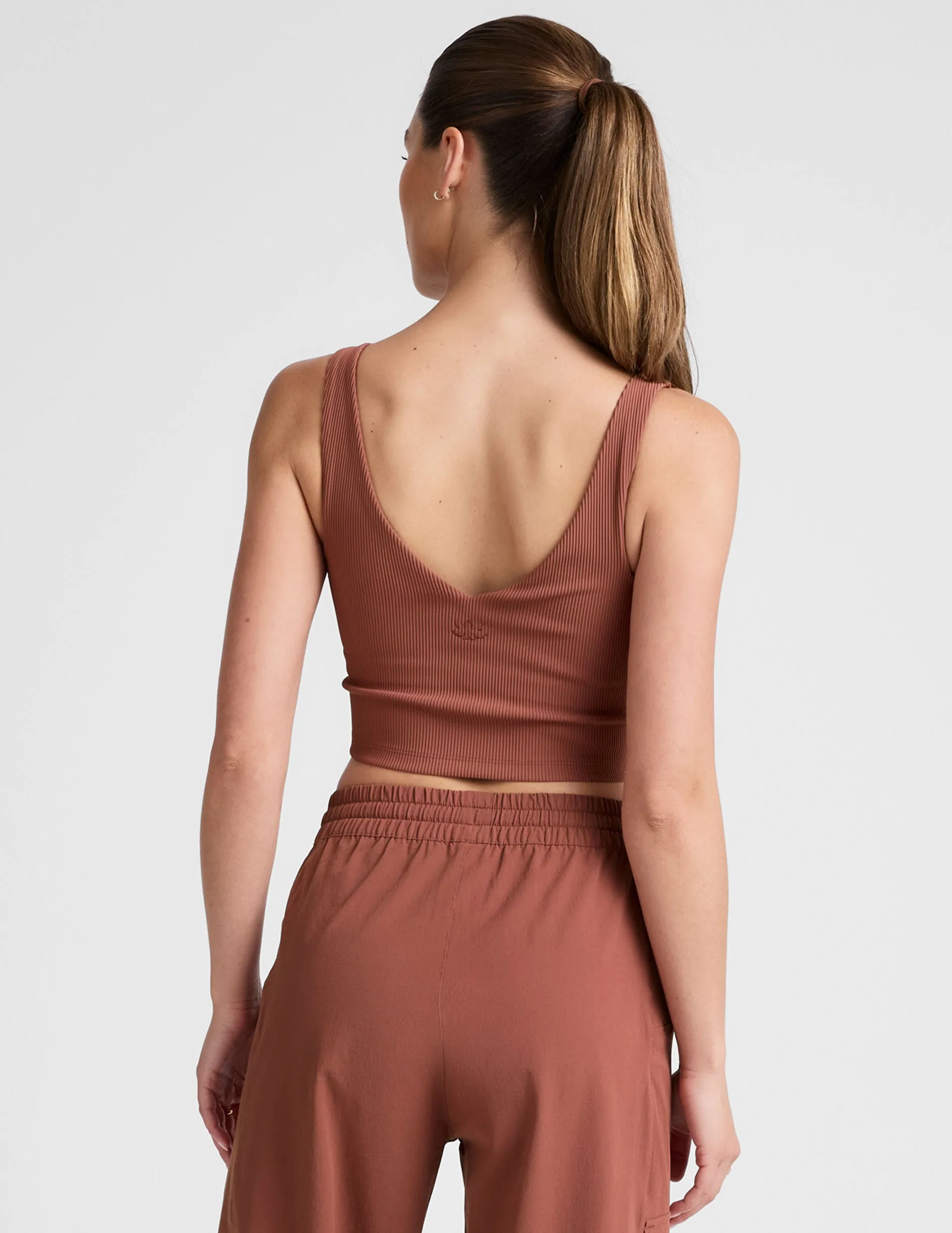 Impulse Ribbed Cropped Tank sold by Beyond Yoga product image thumbnail 4
