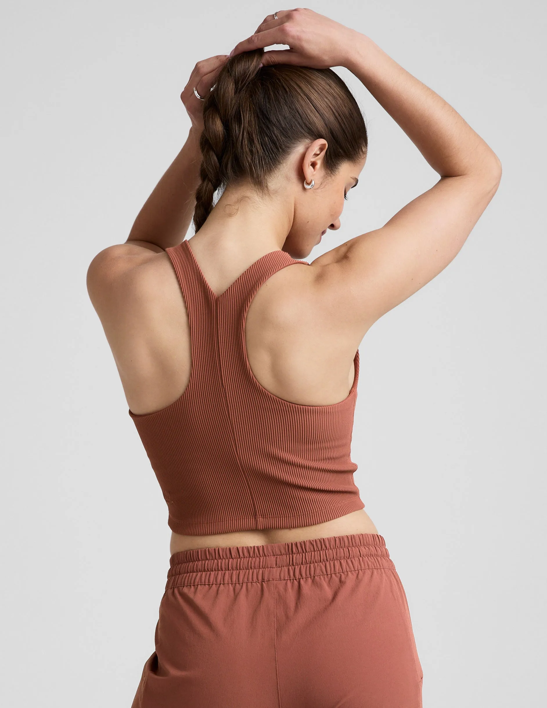 Refocus Ribbed Cropped Tank sold by Beyond Yoga product image thumbnail 3