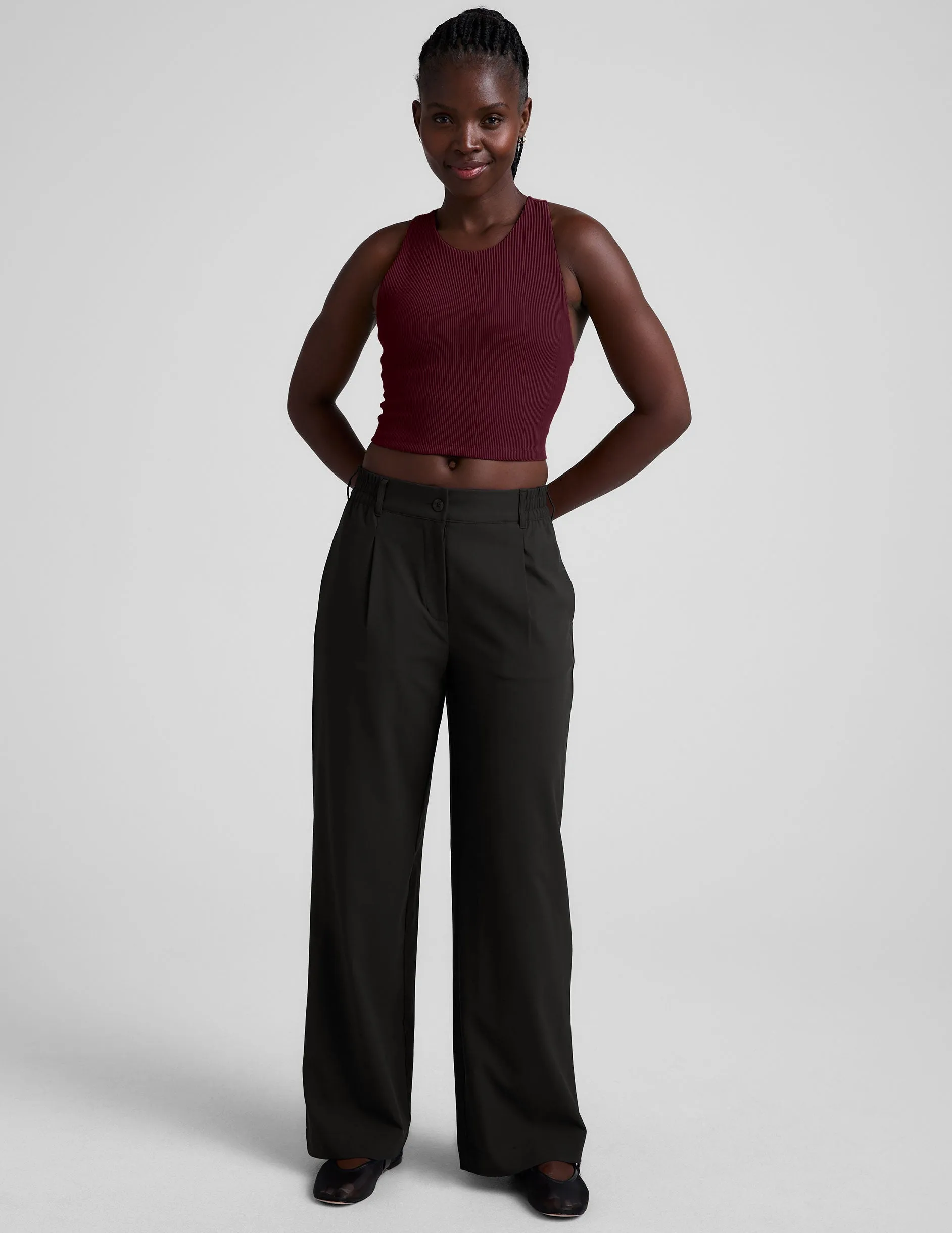 Refocus Ribbed Cropped Tank sold by Beyond Yoga product image thumbnail 5