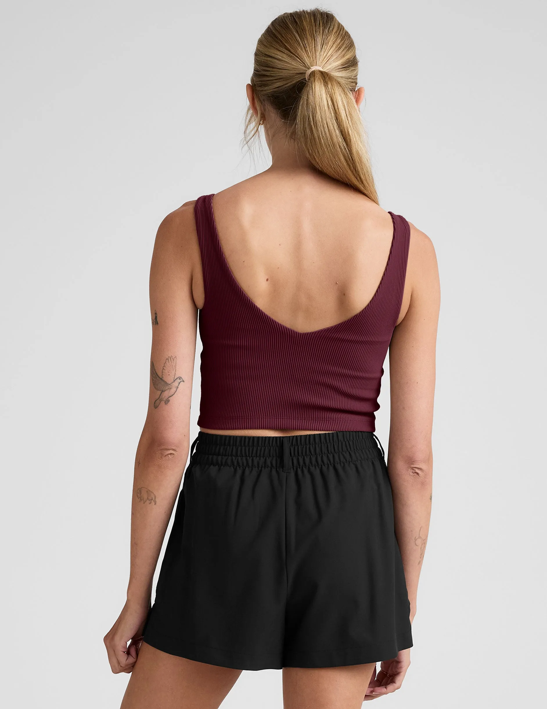 Impulse Ribbed Cropped Tank sold by Beyond Yoga product image thumbnail 5