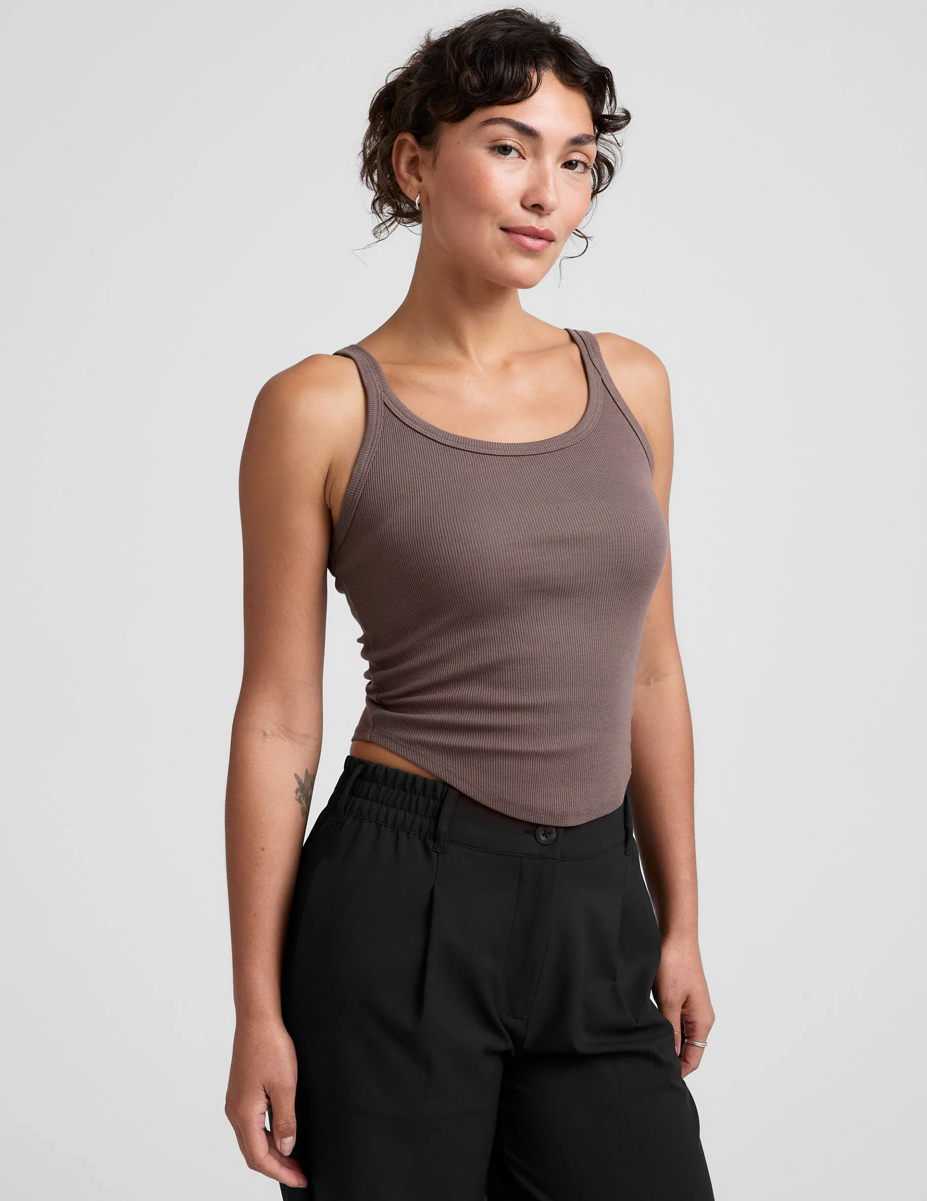 Rib Classic Tank sold by Beyond Yoga