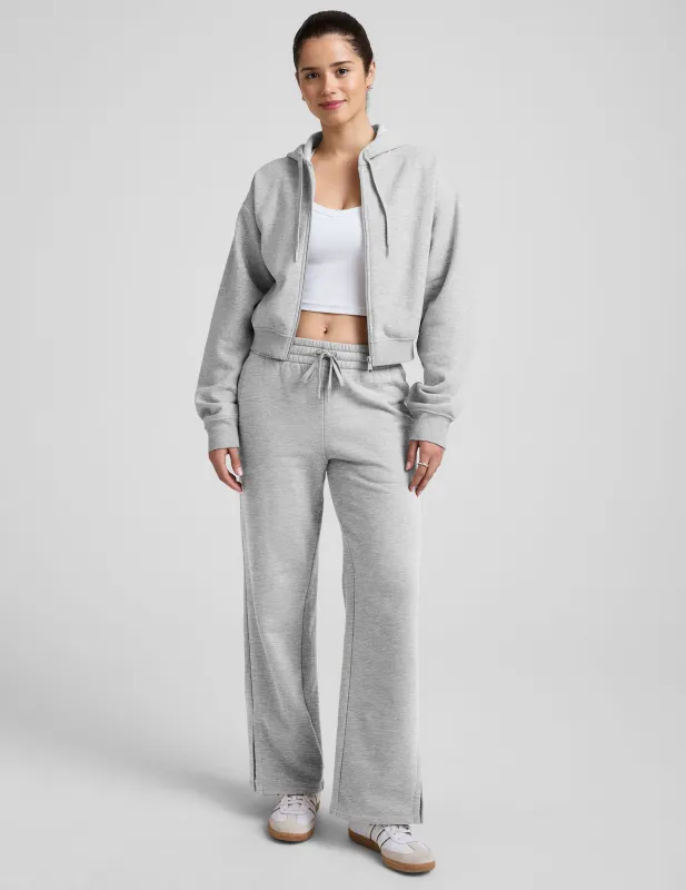 LuxeFleece Side Slit Wide Leg Pant sold by Beyond Yoga