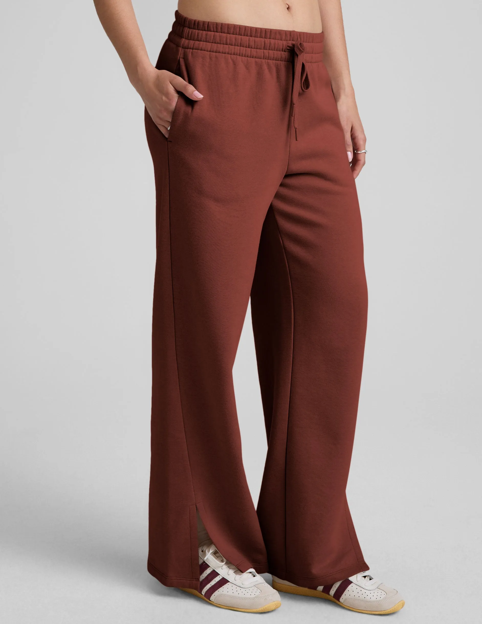 LuxeFleece Side Slit Wide Leg Pant sold by Beyond Yoga product image thumbnail 3