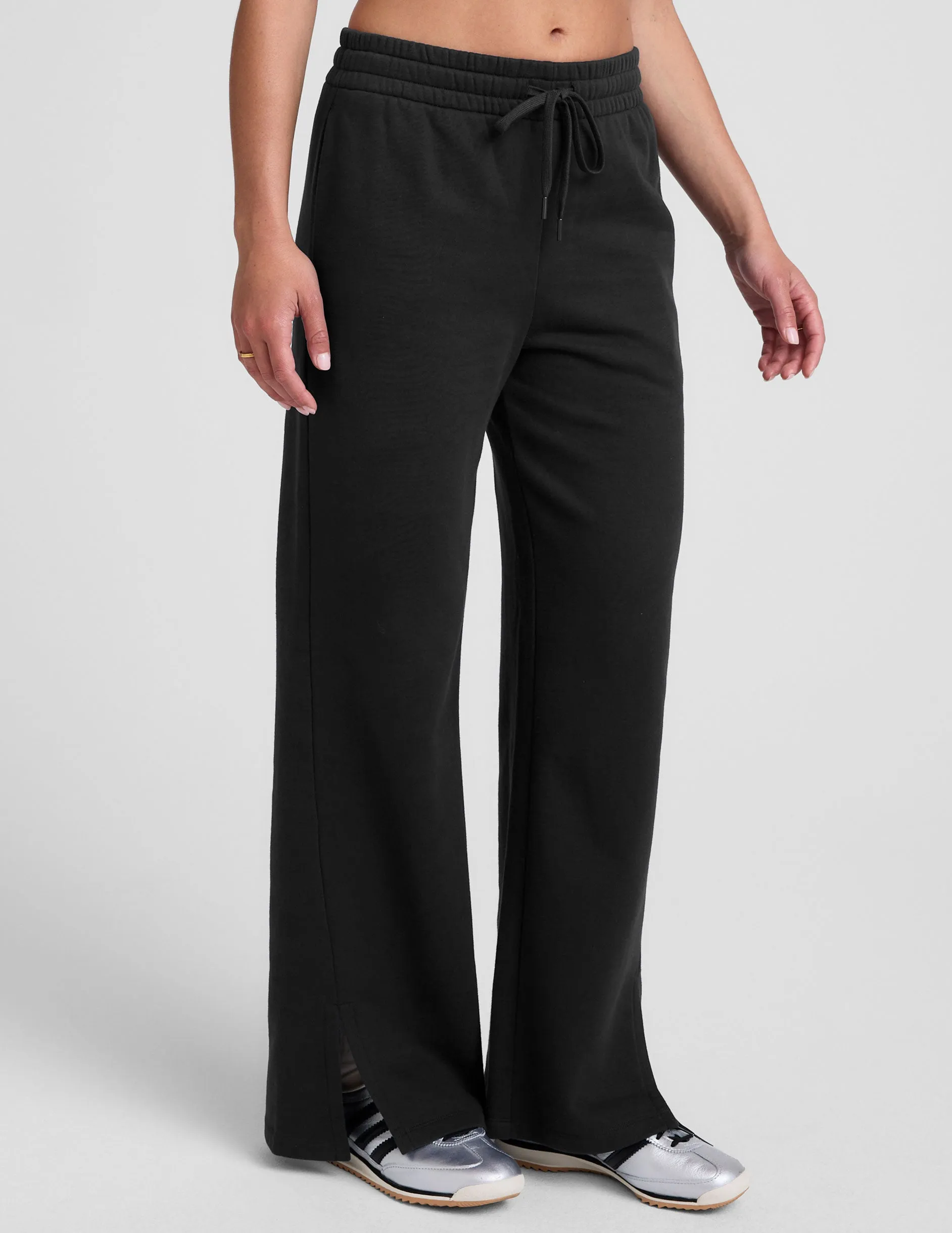 LuxeFleece Side Slit Wide Leg Pant sold by Beyond Yoga