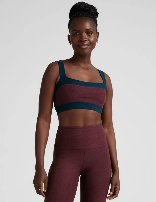 Spacedye Horizon Colorblock Bra sold by Beyond Yoga