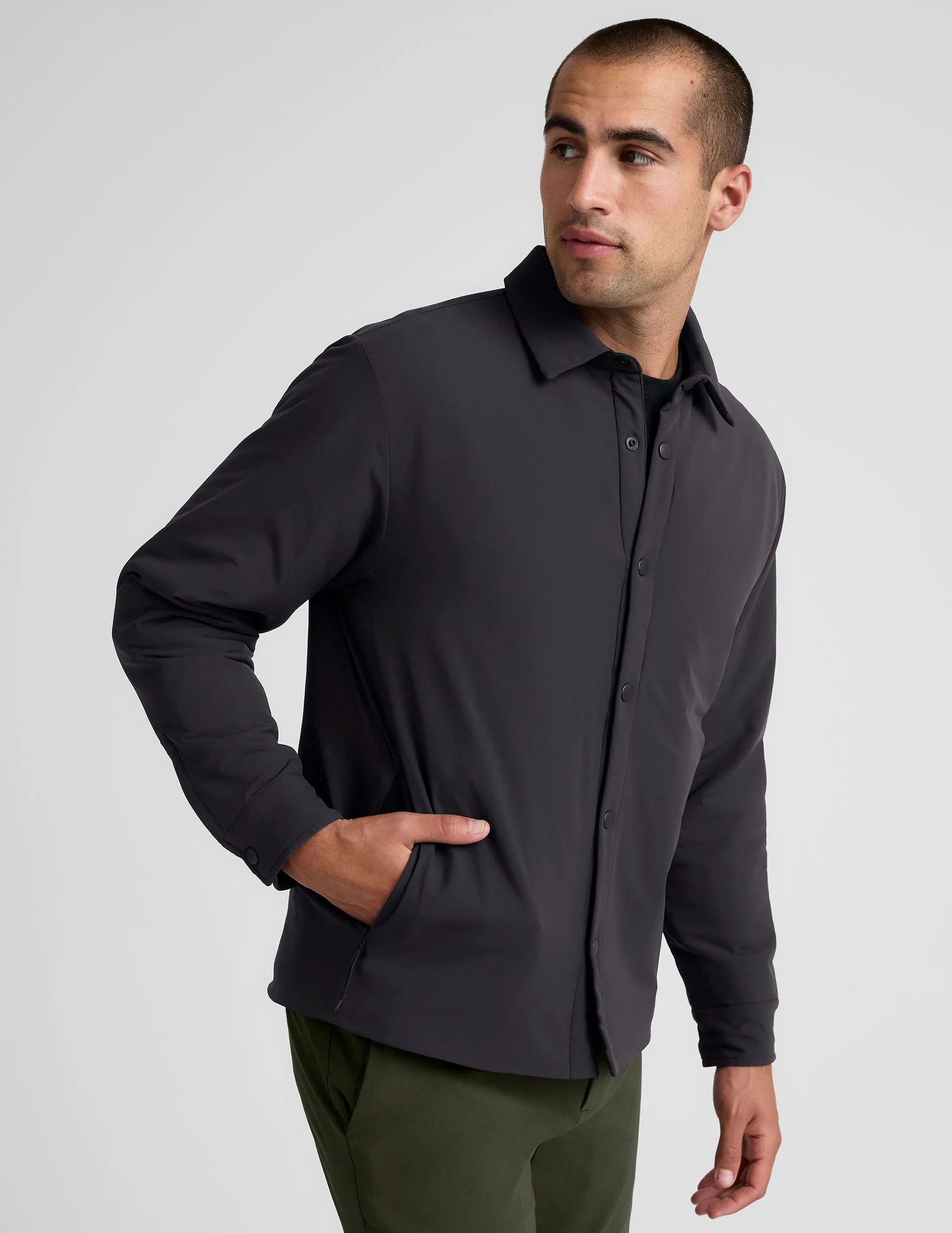In Flight Insulated Men's Shirt Jacket sold by Beyond Yoga product image thumbnail 4