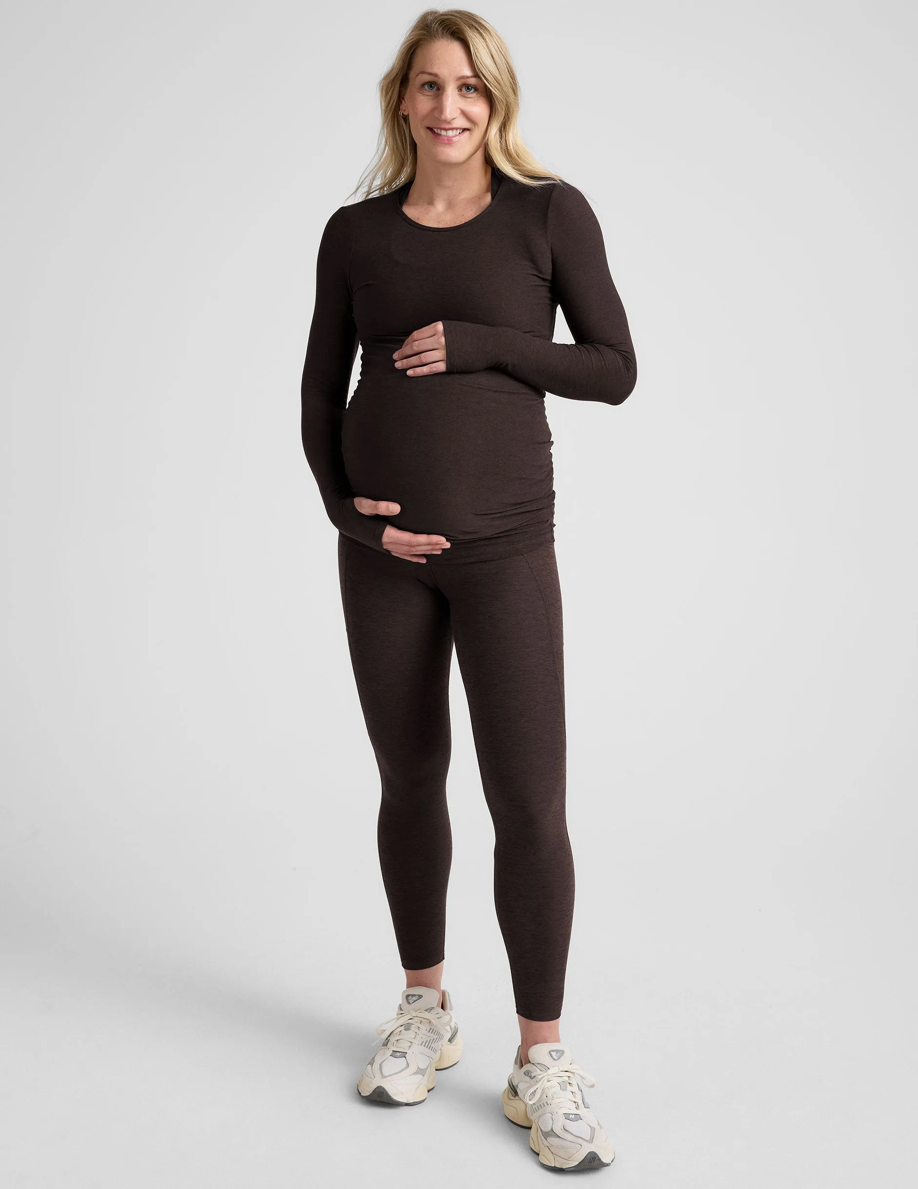Featherweight Count On Me Maternity Crew Pullover sold by Beyond Yoga product image thumbnail 4