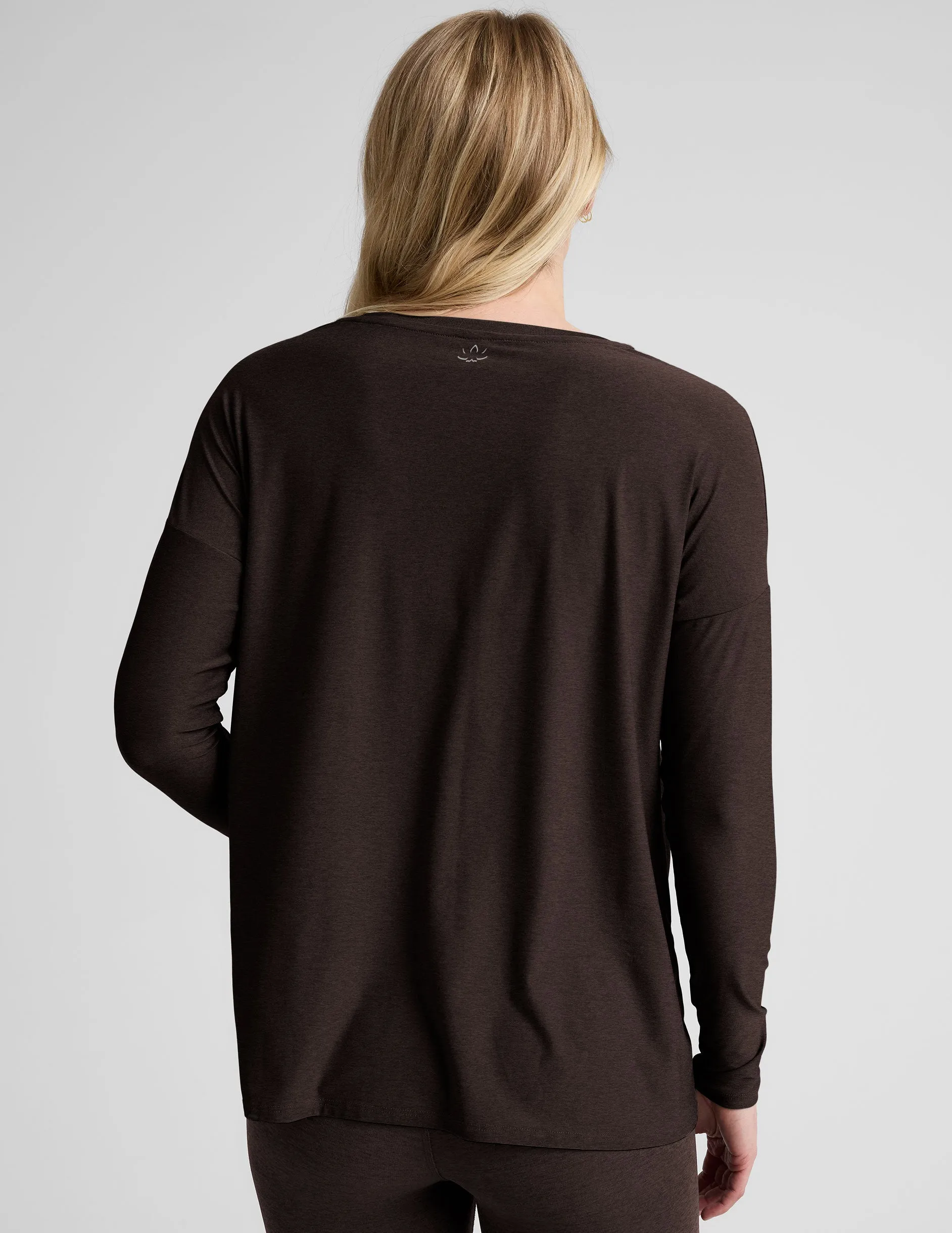 Featherweight Feels Like Home Long Sleeve Maternity Top sold by Beyond Yoga product image thumbnail 3