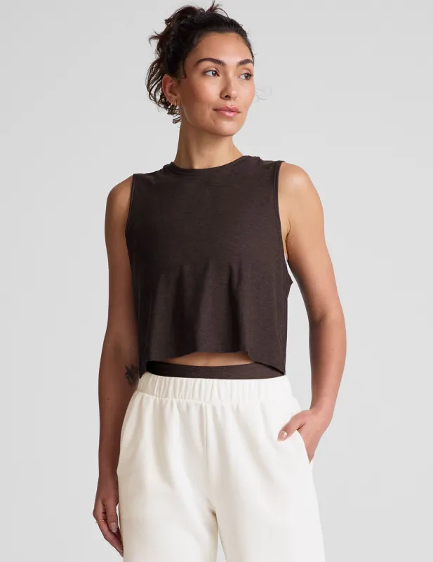 Featherweight Minimal Cropped Tank sold by Beyond Yoga