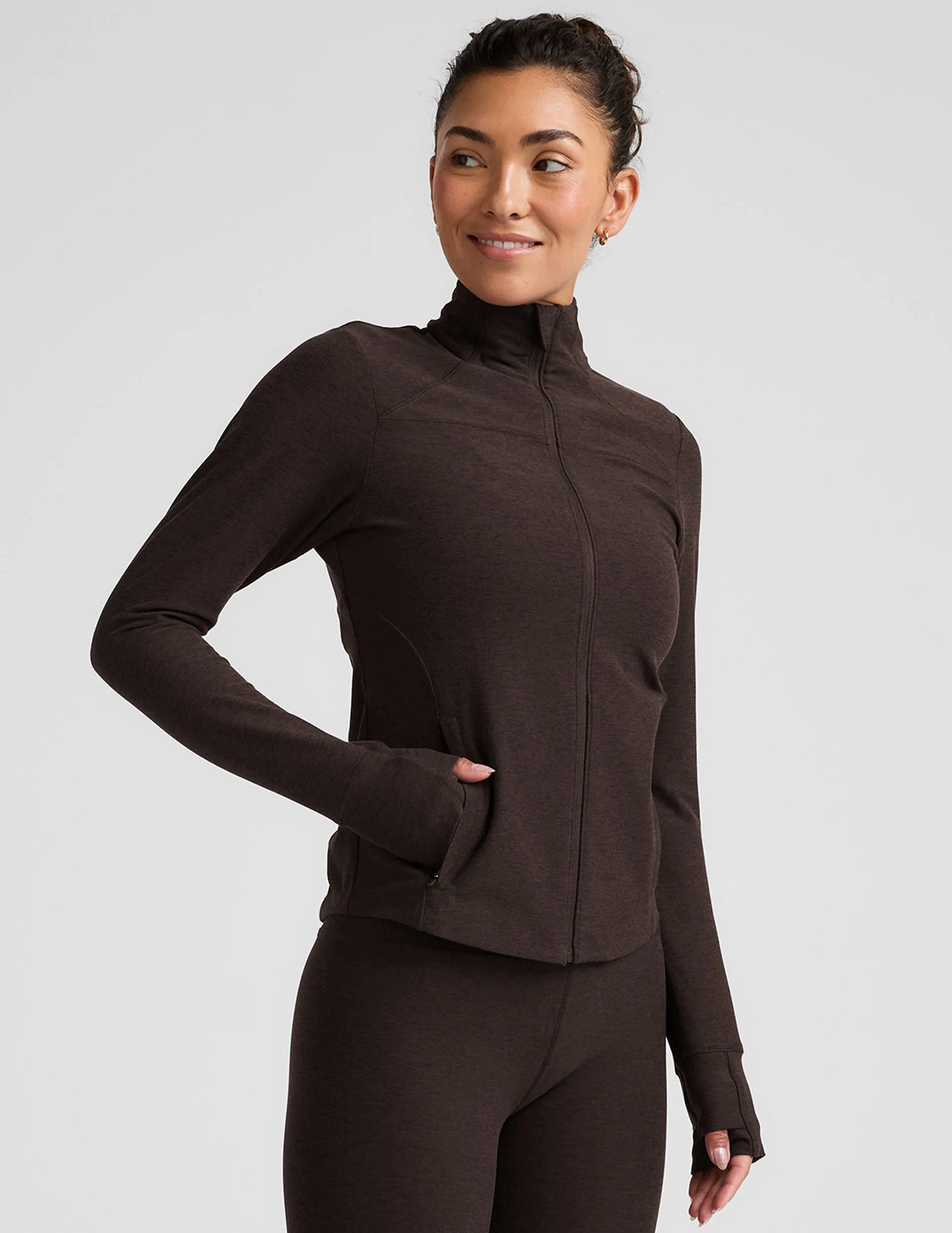Spacedye Trails Active Jacket sold by Beyond Yoga product image thumbnail 2