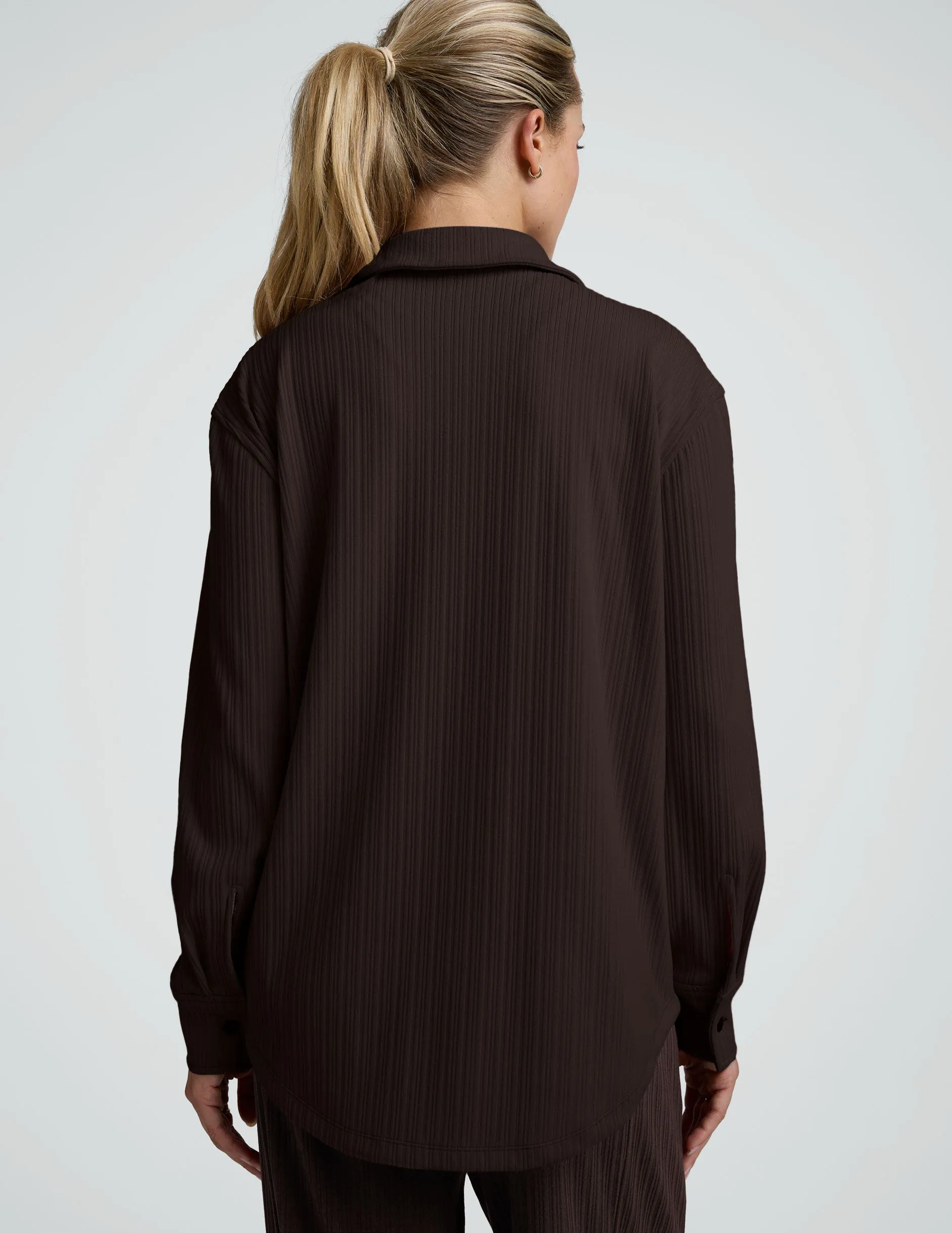 Breathe Easy Ribbed Front Shirt sold by Beyond Yoga product image thumbnail 4