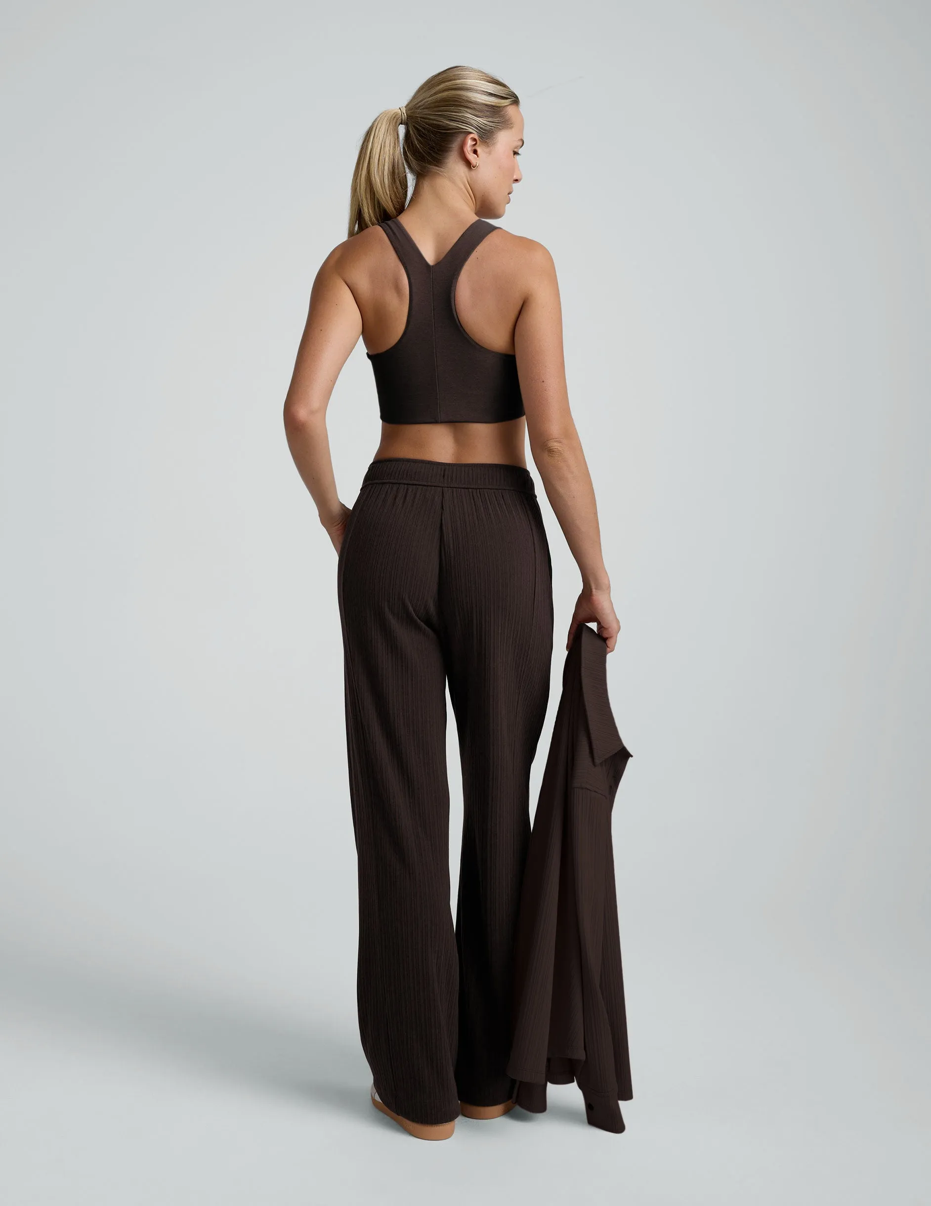 Breathe Easy Ribbed Wide Leg Pant sold by Beyond Yoga product image thumbnail 5