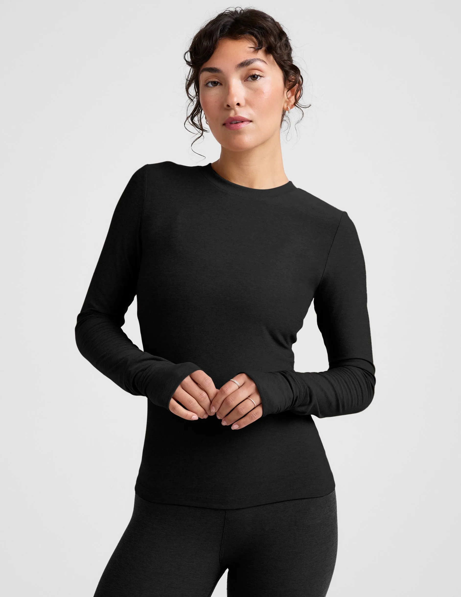 Featherweight Select Long Sleeve Crew sold by Beyond Yoga