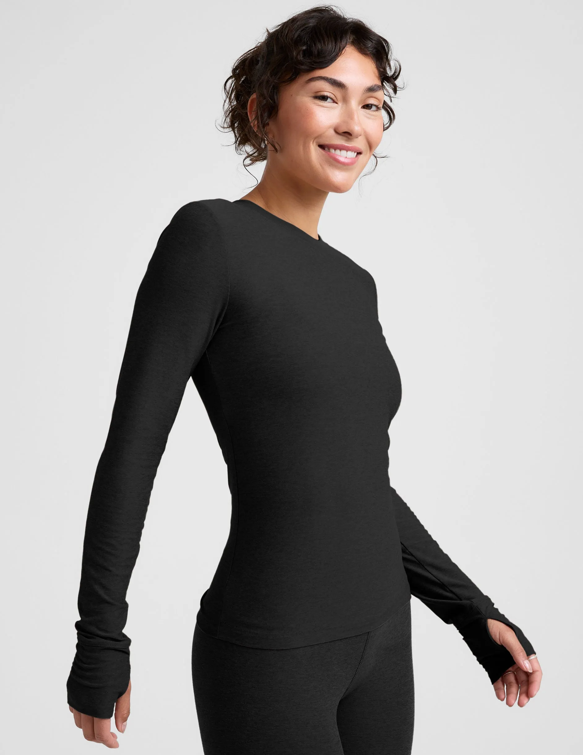 Featherweight Select Long Sleeve Crew sold by Beyond Yoga product image thumbnail 2