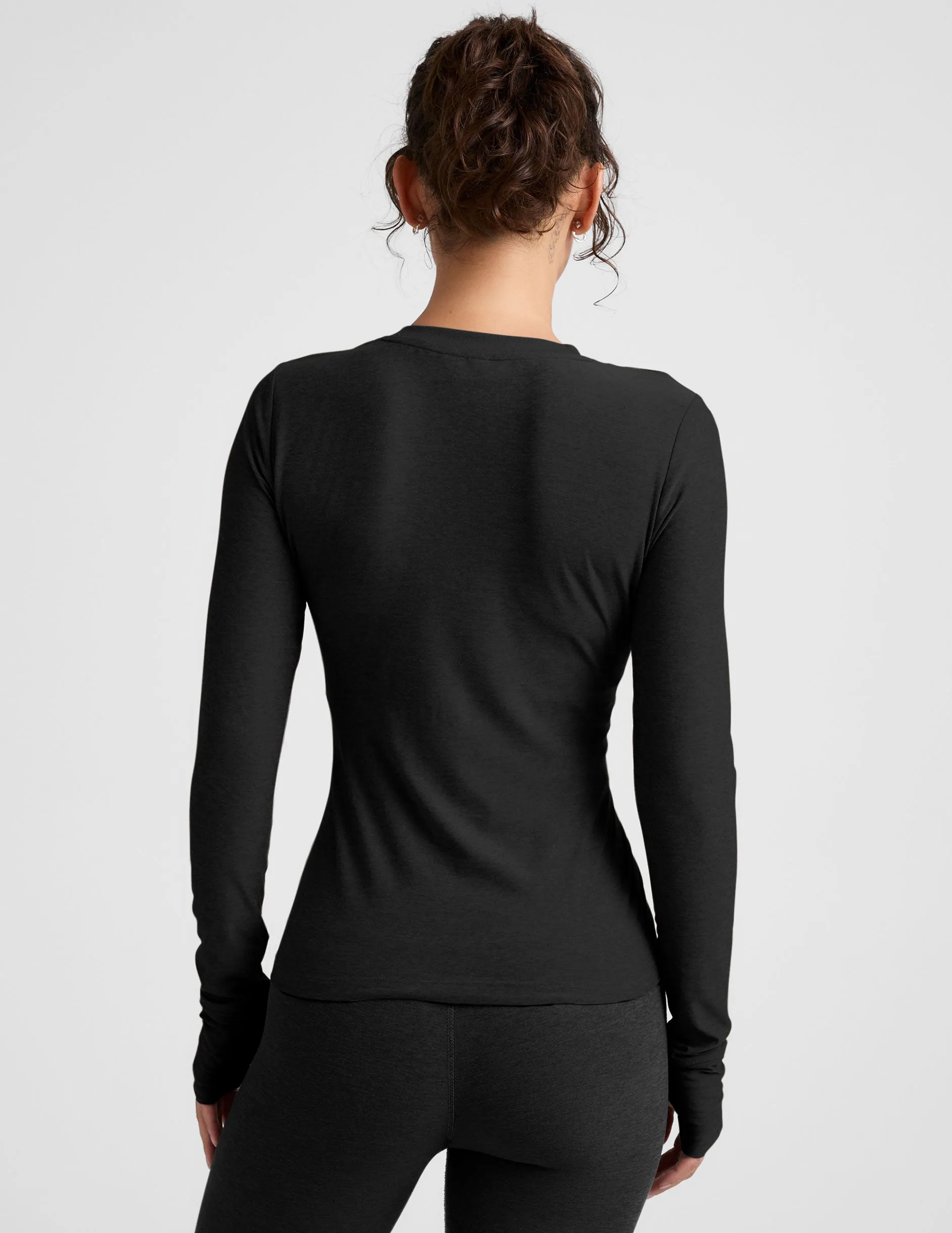 Featherweight Select Long Sleeve Crew sold by Beyond Yoga product image thumbnail 3
