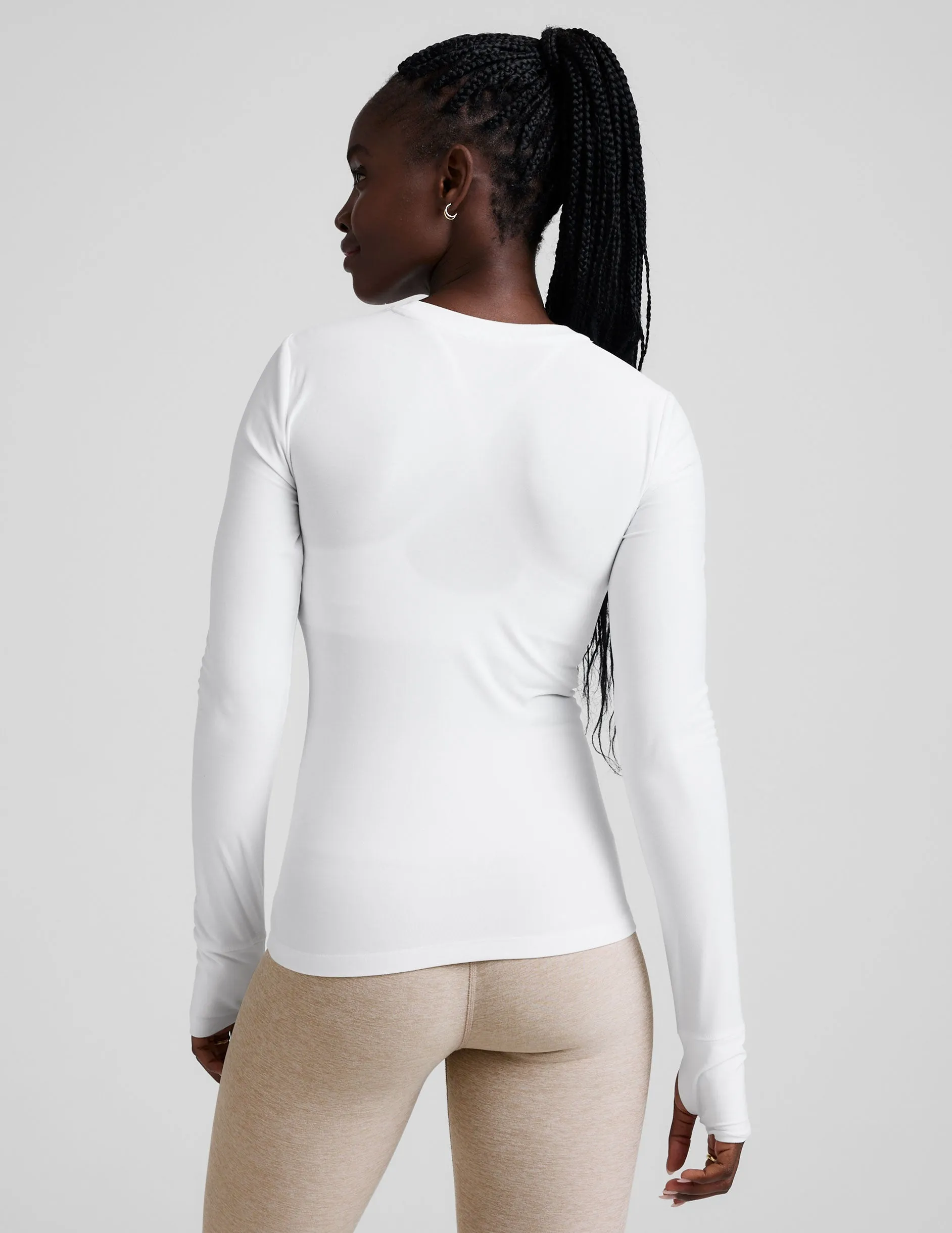 Featherweight Select Long Sleeve Crew sold by Beyond Yoga product image thumbnail 3