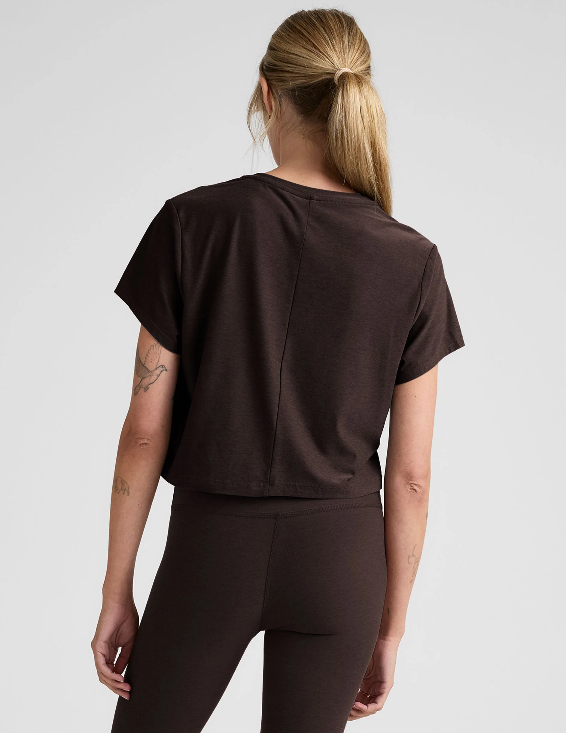 Featherweight Supreme Cropped Tee sold by Beyond Yoga product image thumbnail 3