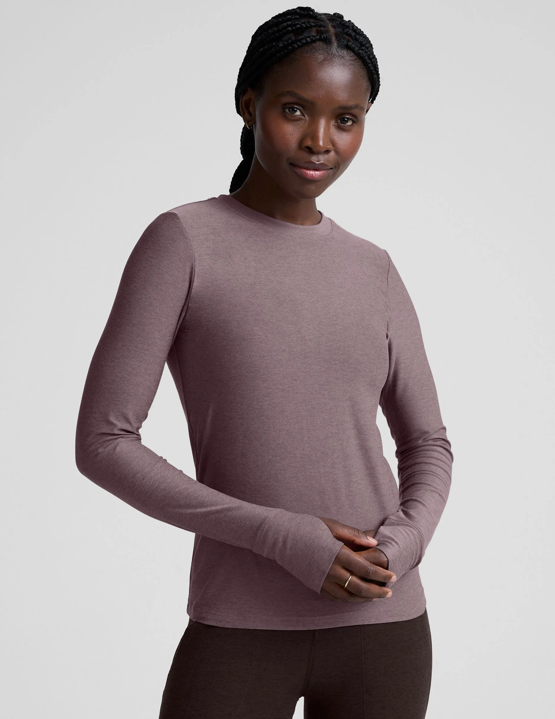 Featherweight Select Long Sleeve Crew sold by Beyond Yoga