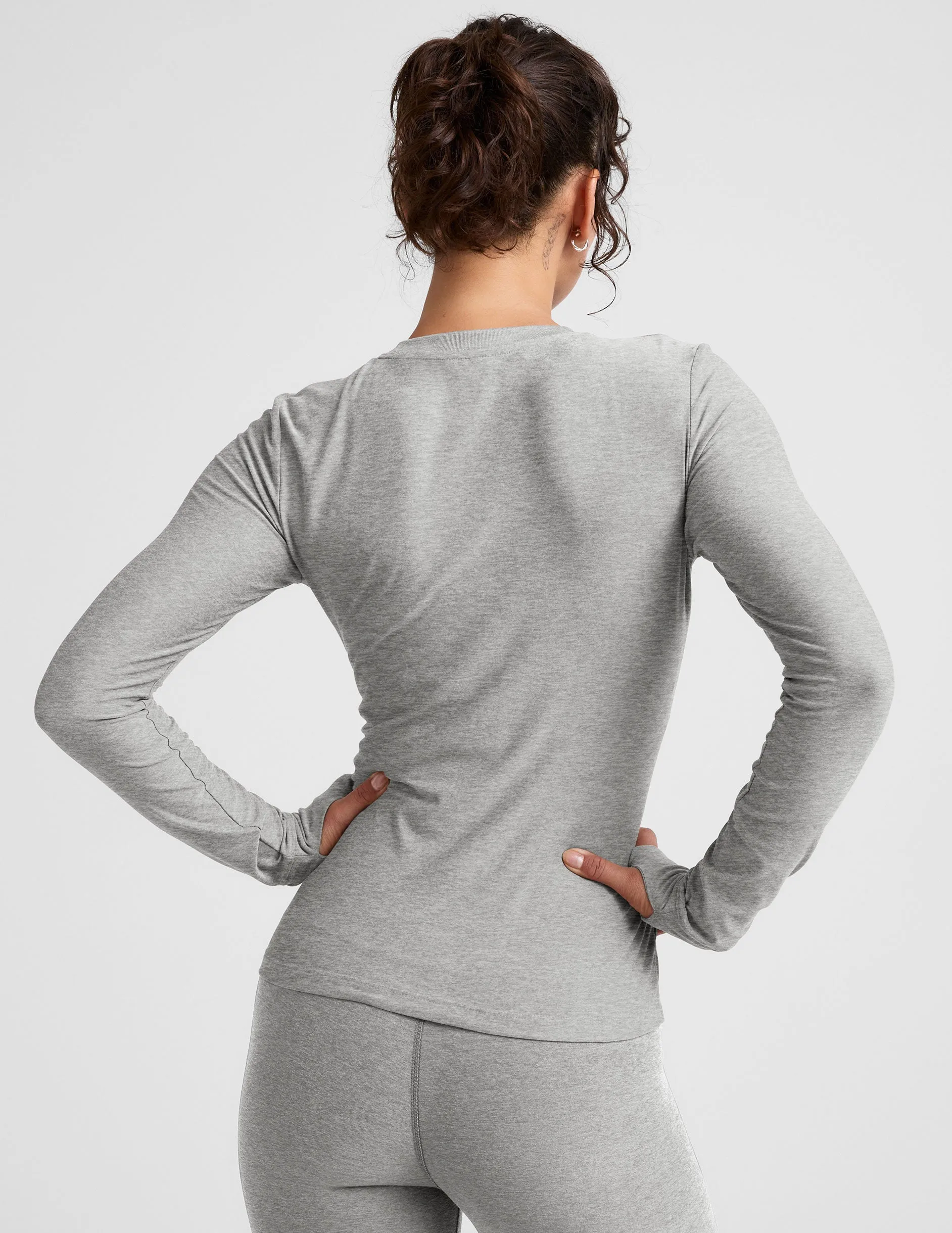 Featherweight Select Long Sleeve Crew sold by Beyond Yoga product image thumbnail 3
