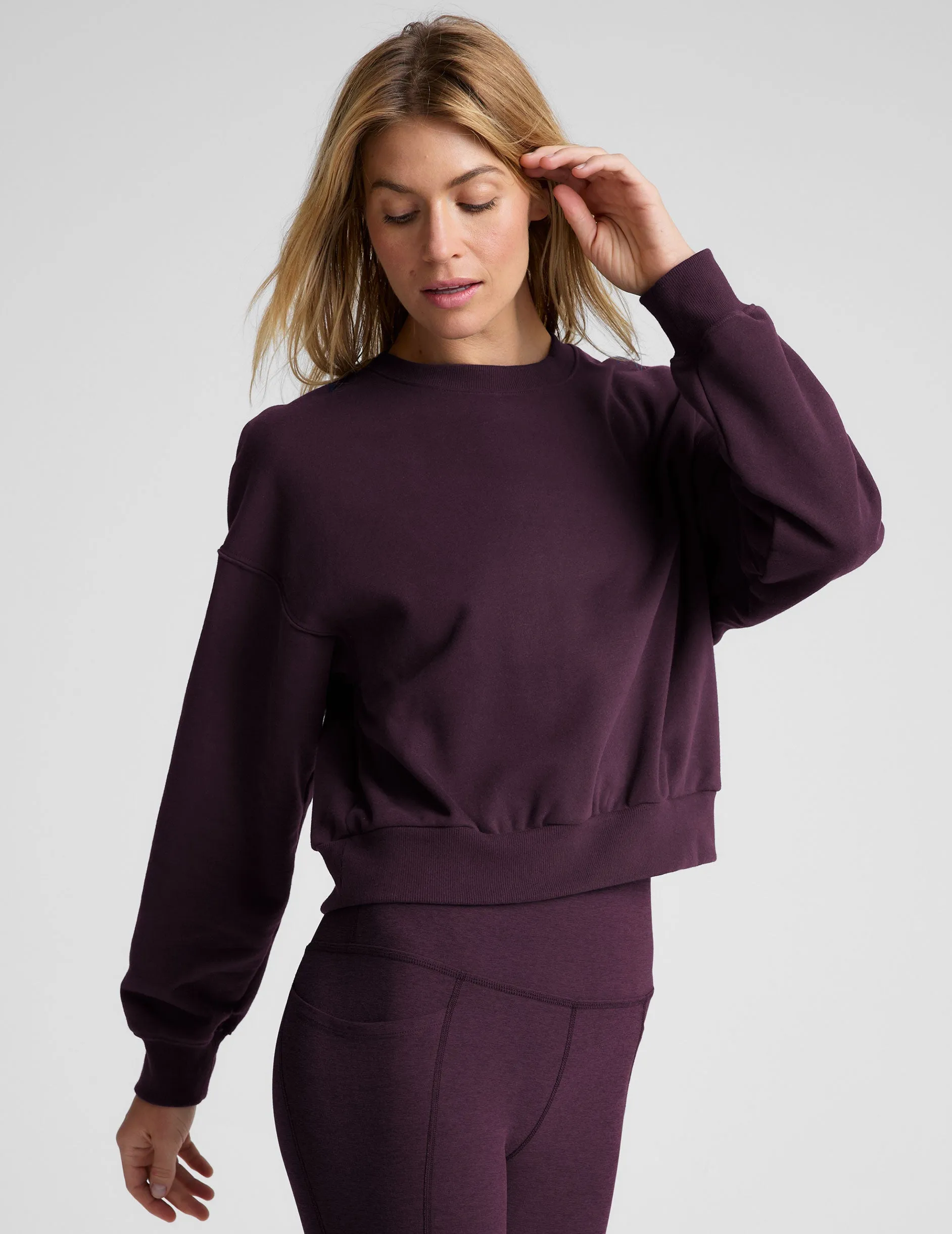 LuxeFleece Crewneck Sweatshirt sold by Beyond Yoga product image thumbnail 3