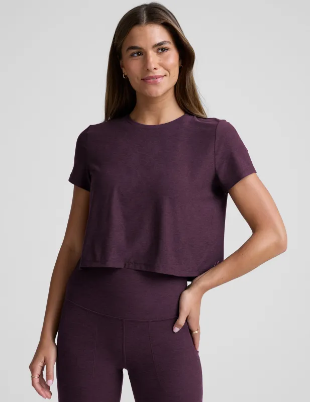 Featherweight Supreme Cropped Tee sold by Beyond Yoga