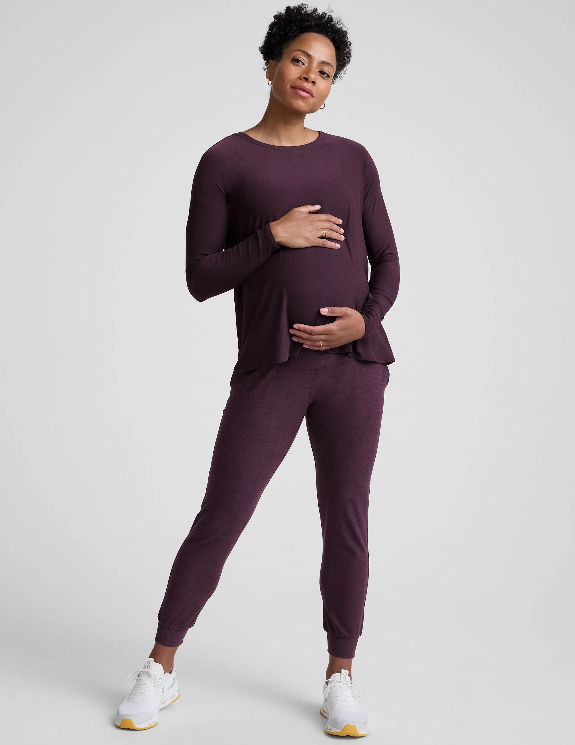 Featherweight Feels Like Home Long Sleeve Maternity Top sold by Beyond Yoga product image thumbnail 4