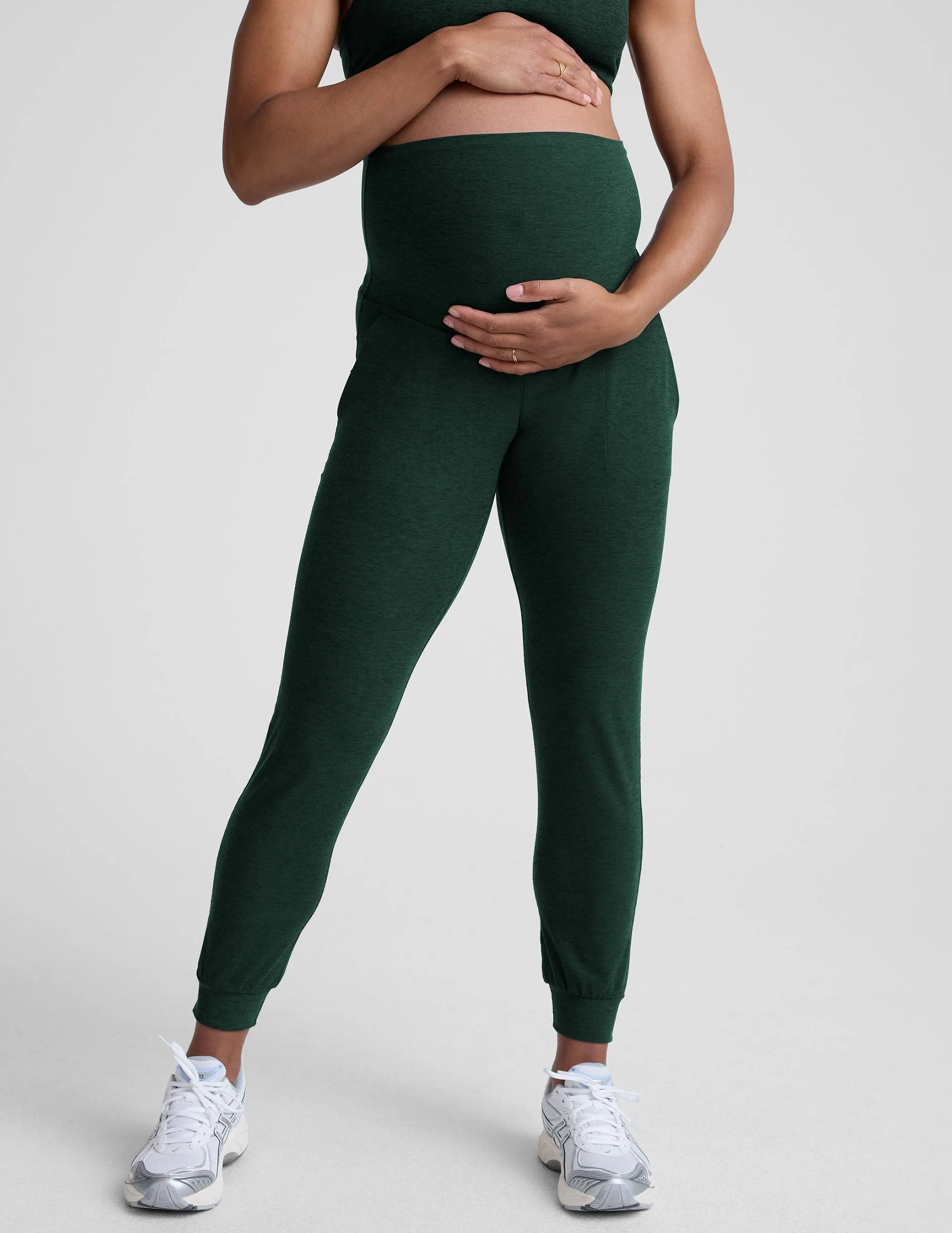 Spacedye Beyond the Bump Maternity Midi Jogger sold by Beyond Yoga product image thumbnail 3