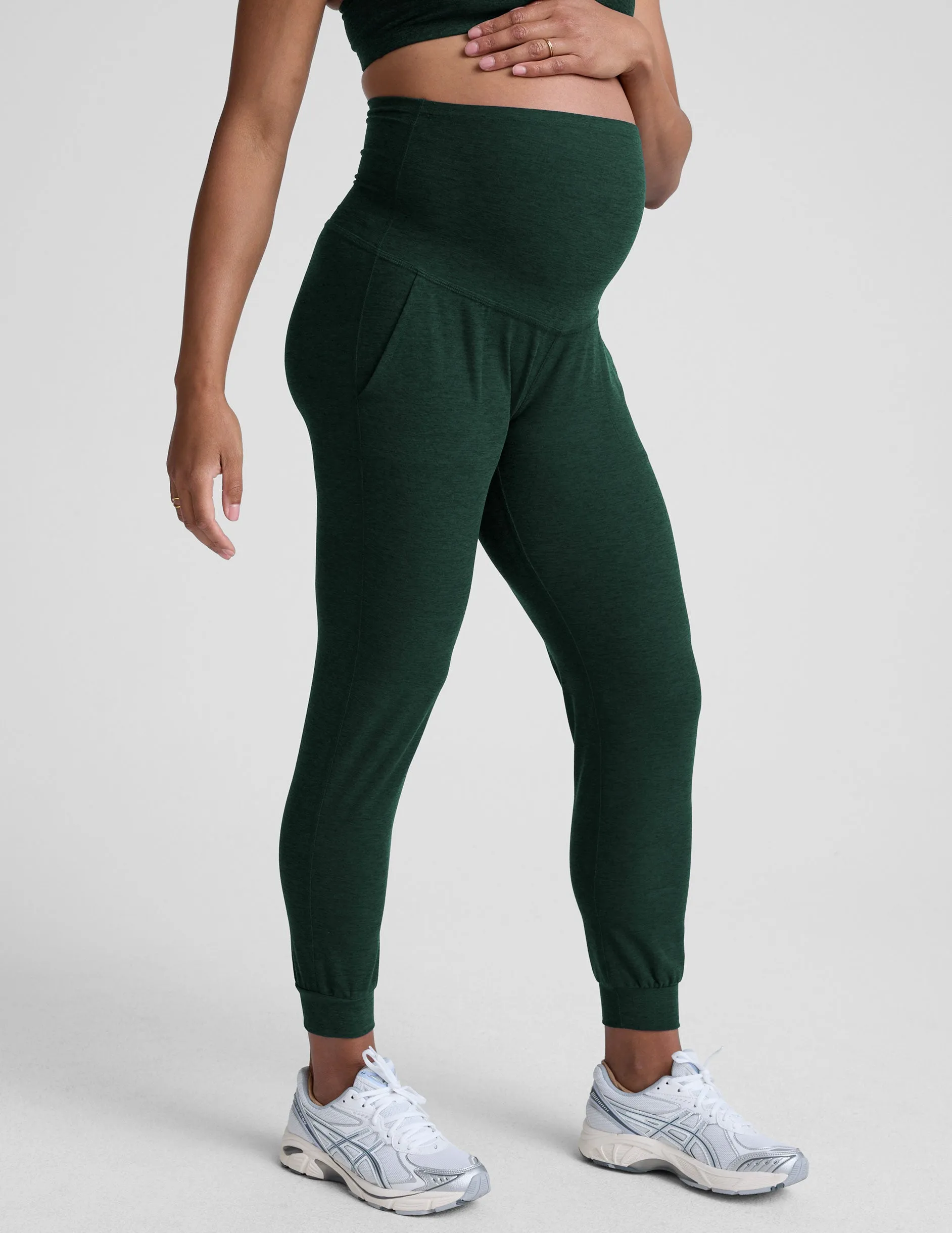 Spacedye Beyond the Bump Maternity Midi Jogger sold by Beyond Yoga product image thumbnail 2