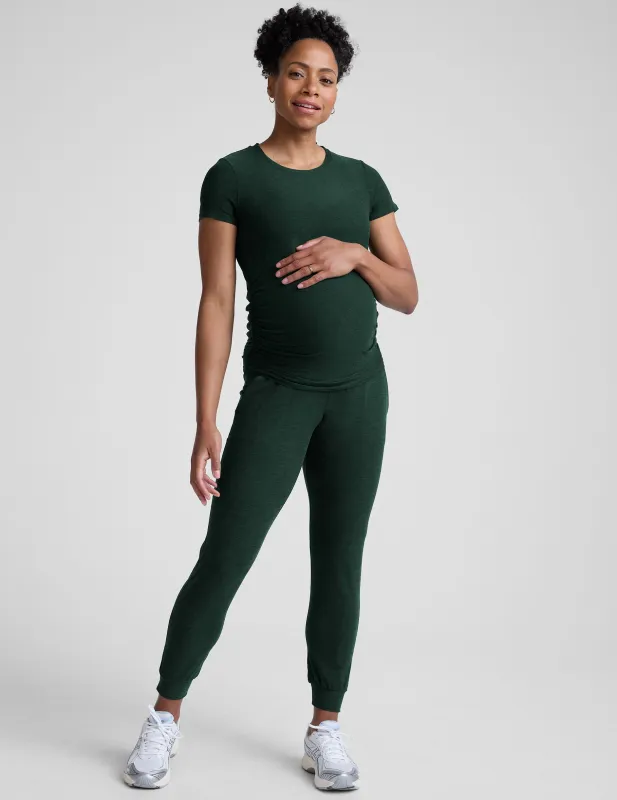 Spacedye Beyond the Bump Maternity Midi Jogger sold by Beyond Yoga