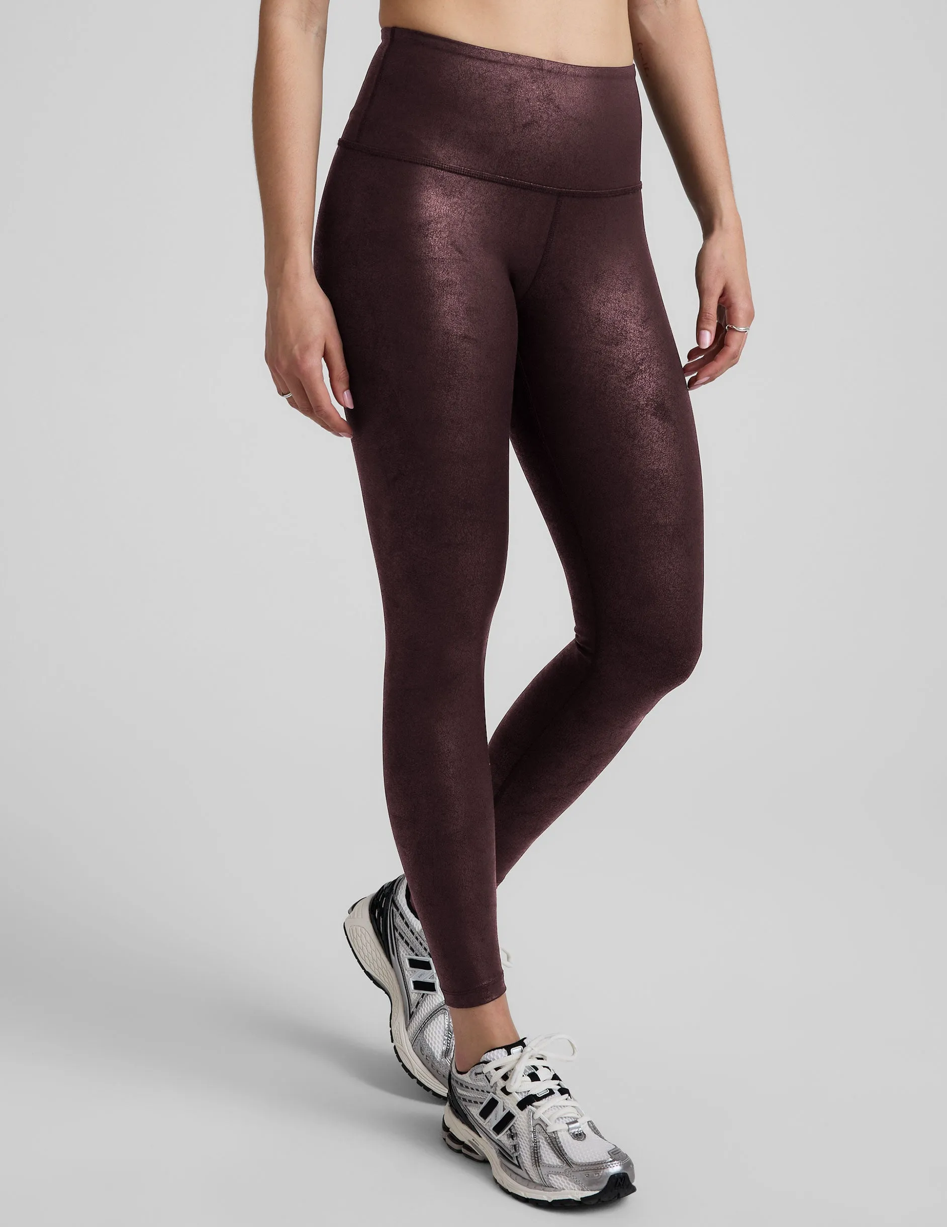 Leatherette High Waisted Midi Legging sold by Beyond Yoga product image thumbnail 3
