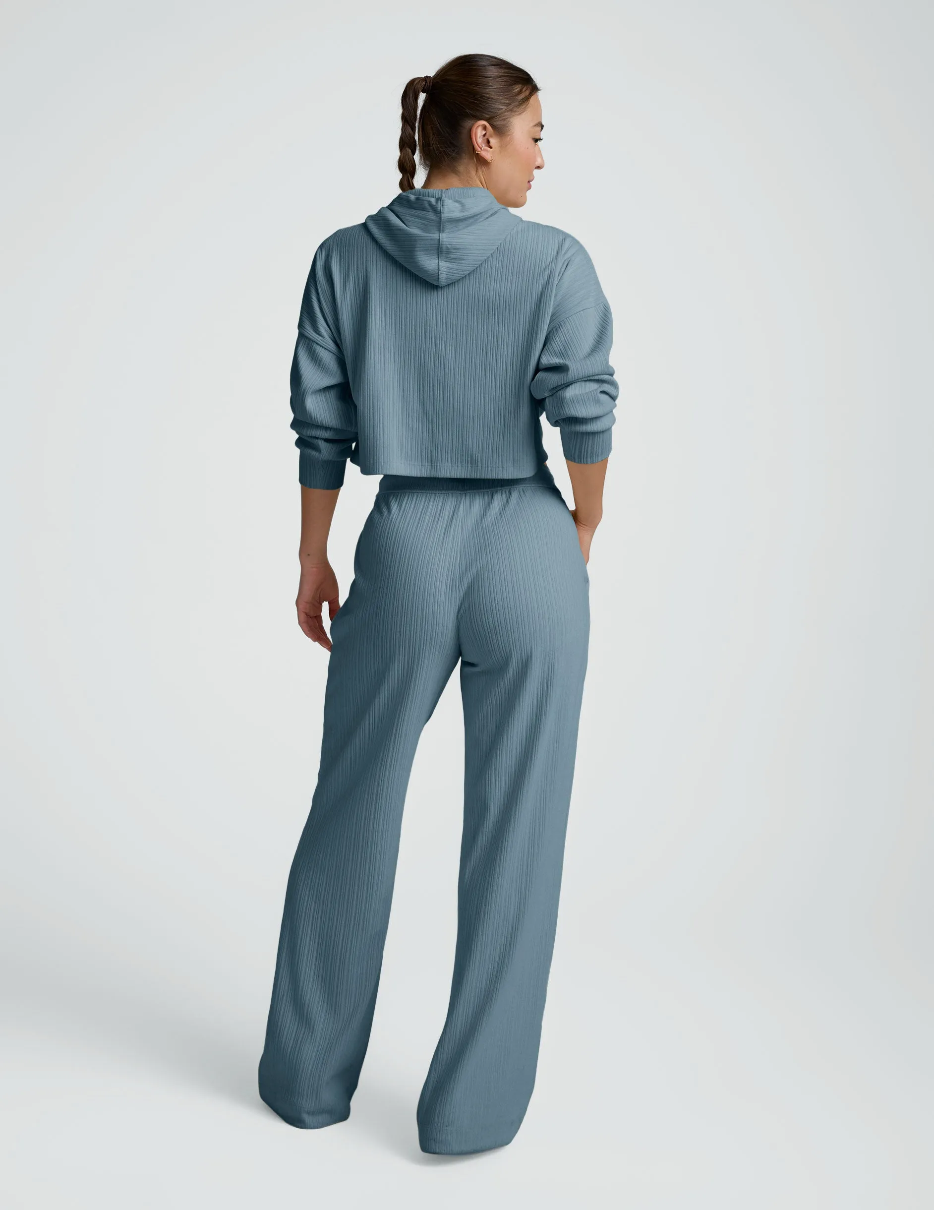 Breathe Easy Ribbed Wide Leg Pant sold by Beyond Yoga product image thumbnail 3