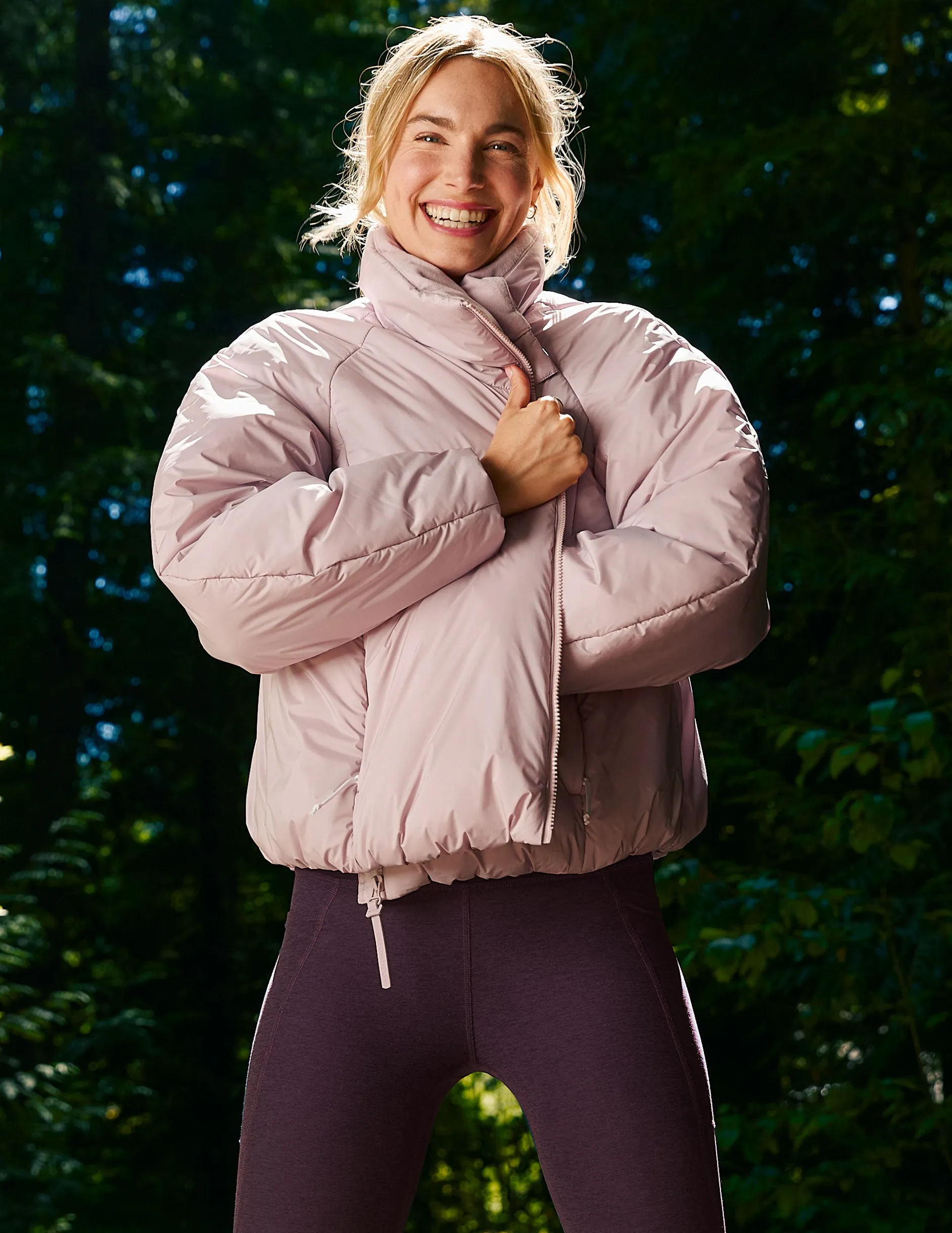 Warm Up Puffer Jacket sold by Beyond Yoga