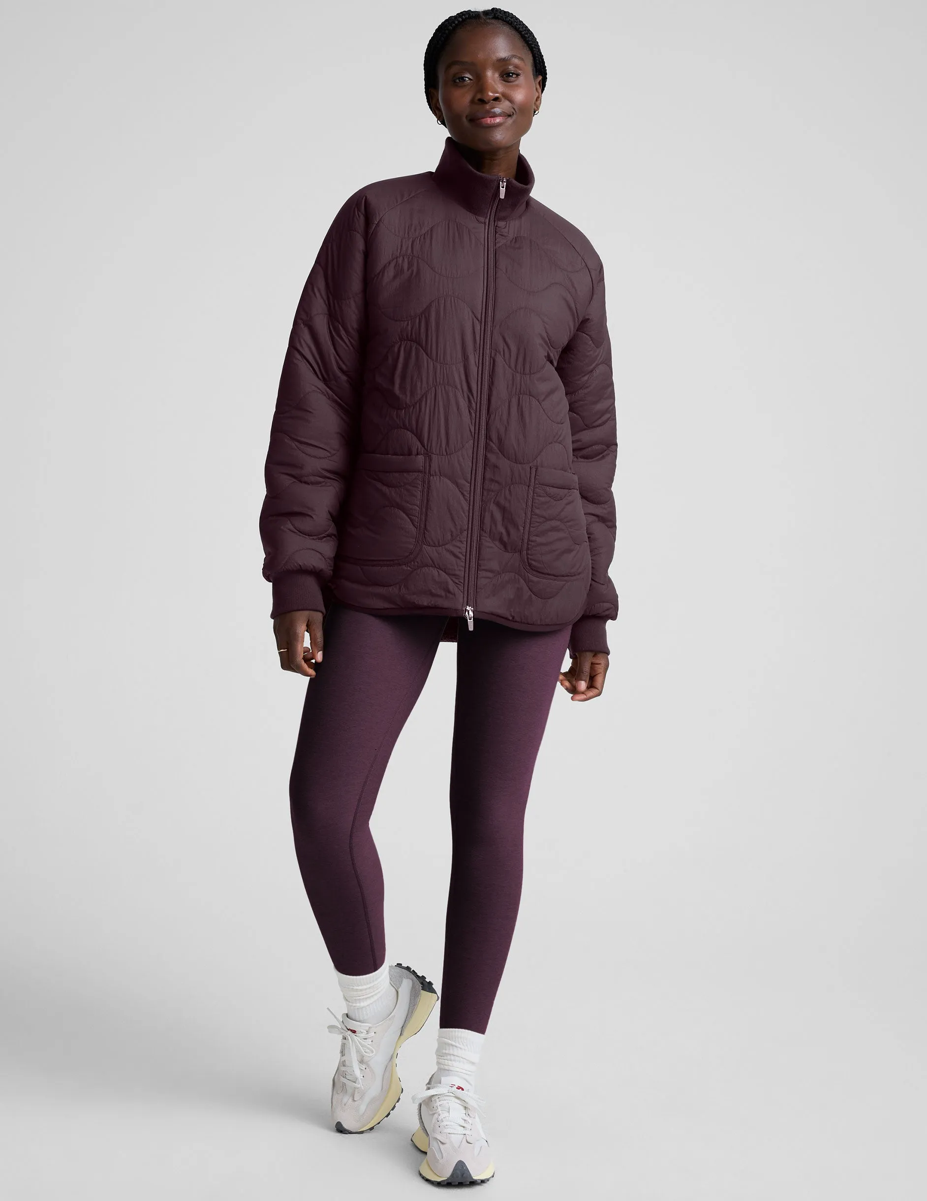 2-Way Quilted Jacket sold by Beyond Yoga product image thumbnail 3