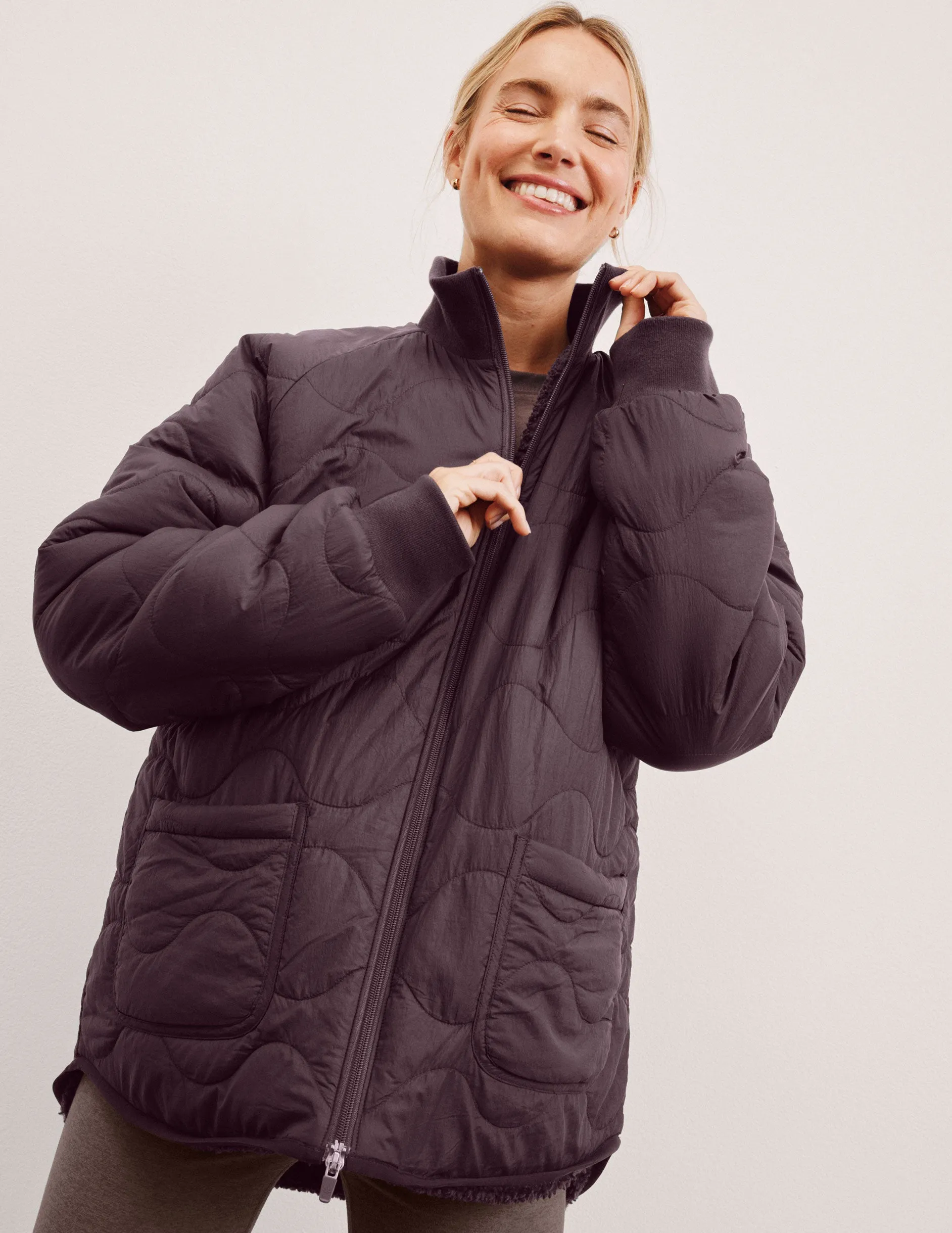 2-Way Quilted Jacket sold by Beyond Yoga product image thumbnail 2