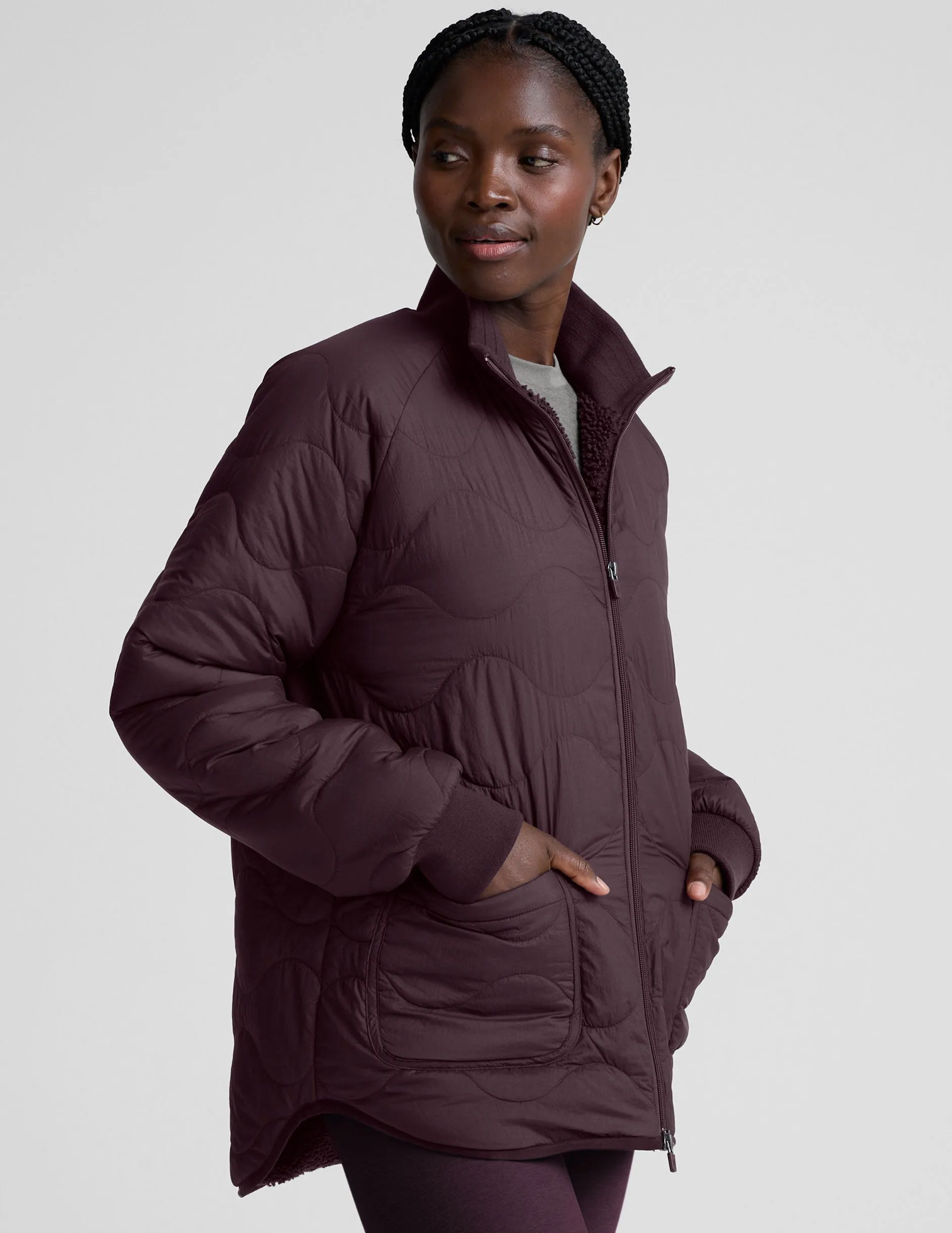 2-Way Quilted Jacket sold by Beyond Yoga product image thumbnail 5