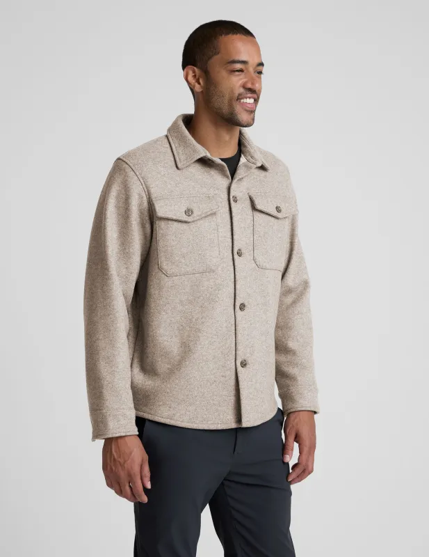 Day to Night Men's Wool Shirt Jacket sold by Beyond Yoga