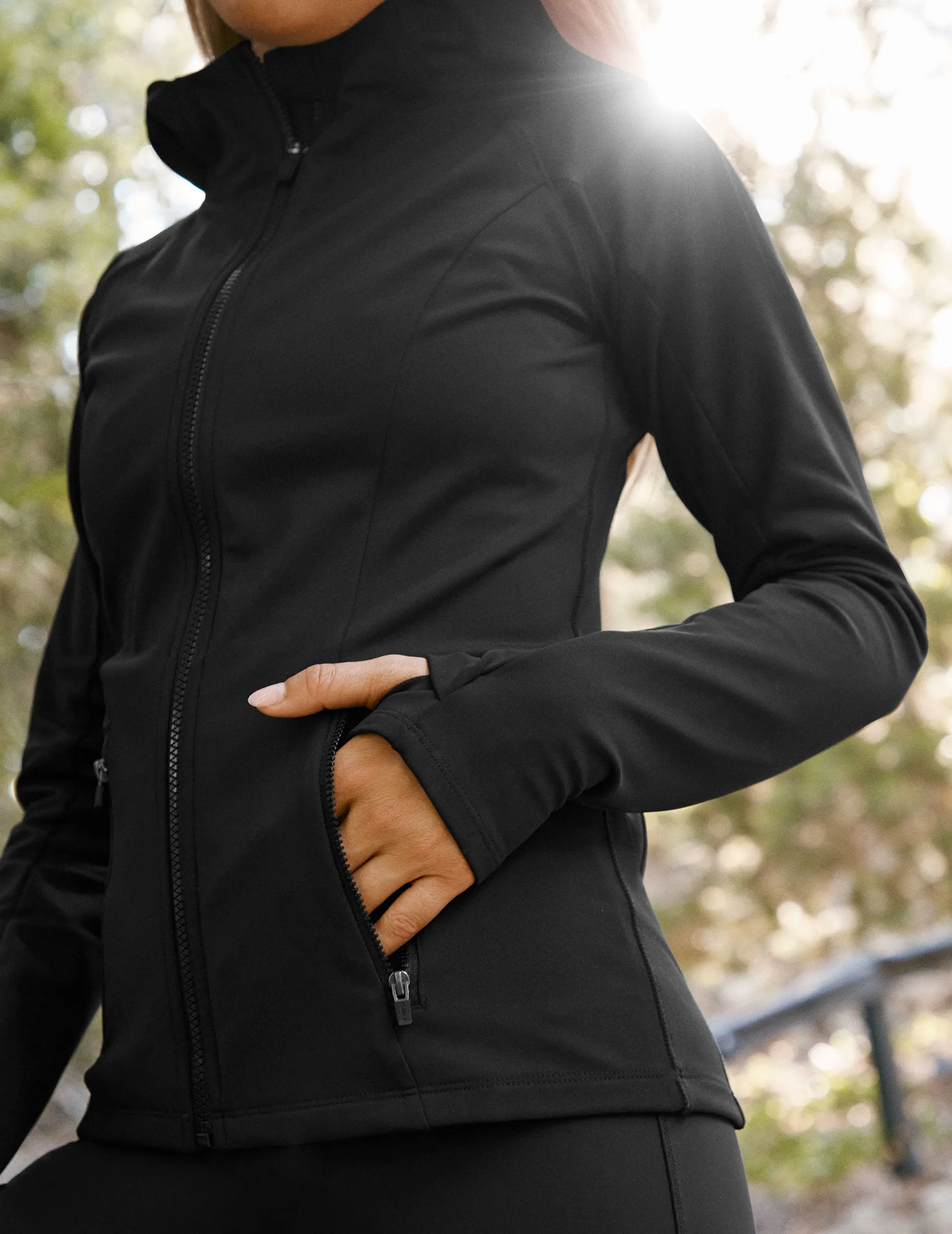 Pacer Fleece Full Zip Jacket sold by Beyond Yoga product image thumbnail 2