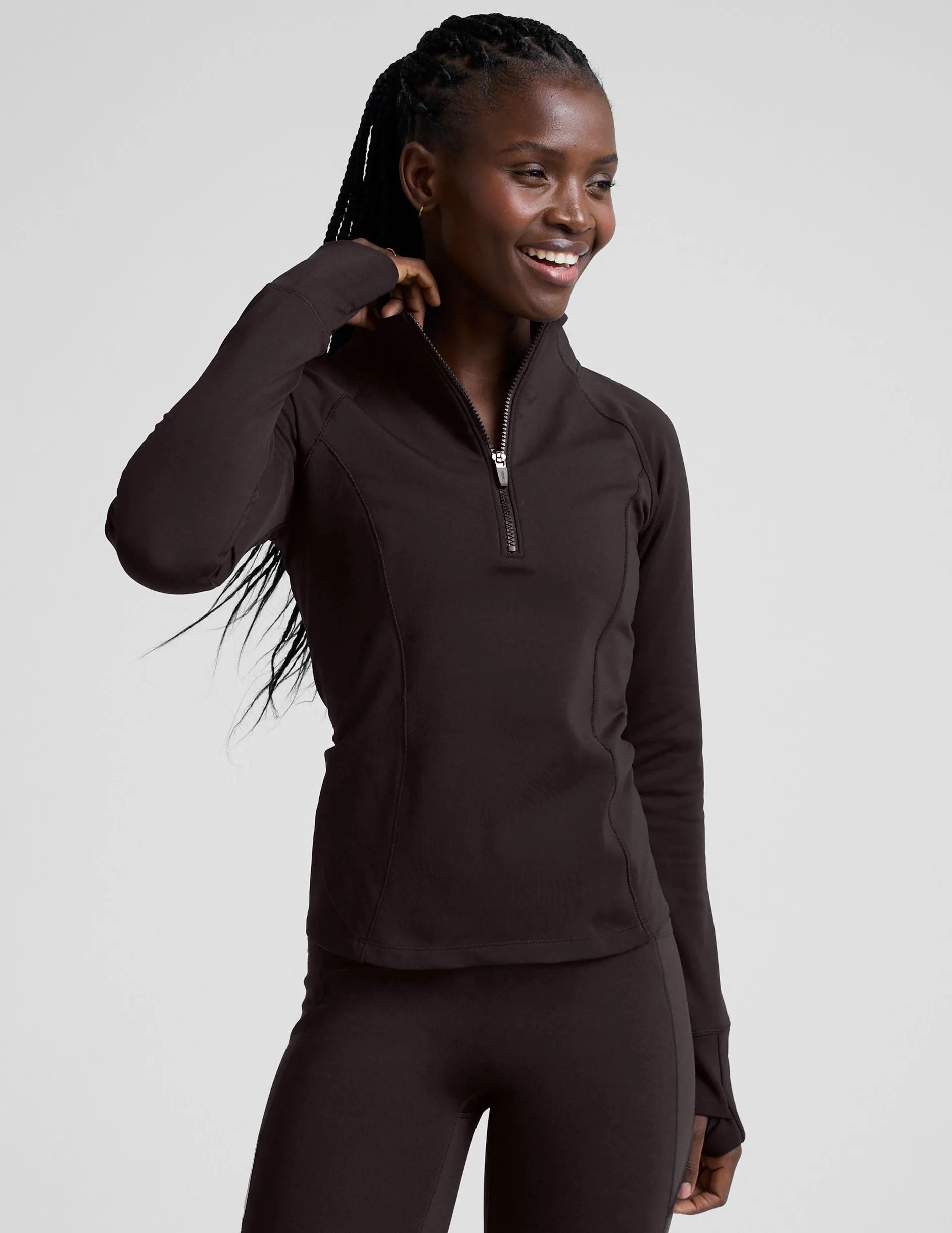 Pacer Fleece 1/4 Zip Pullover sold by Beyond Yoga