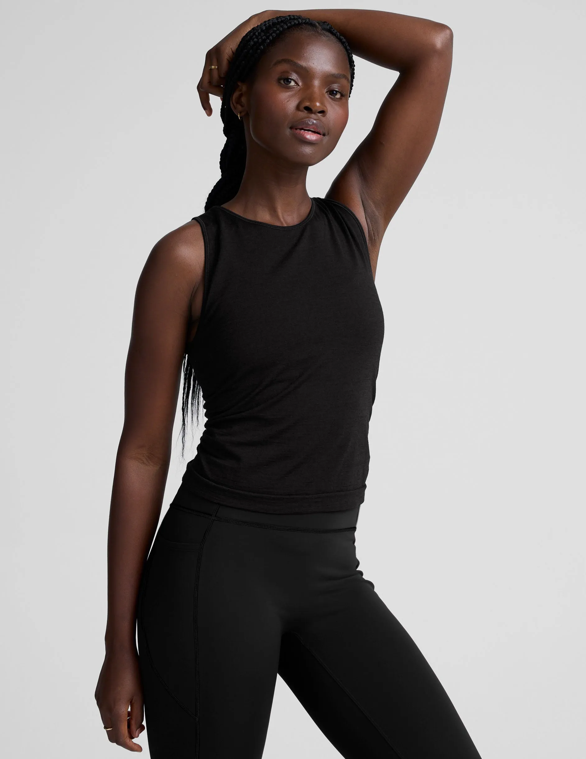 LuxeKnit Merino Wool Racerback Tank sold by Beyond Yoga product image thumbnail 3