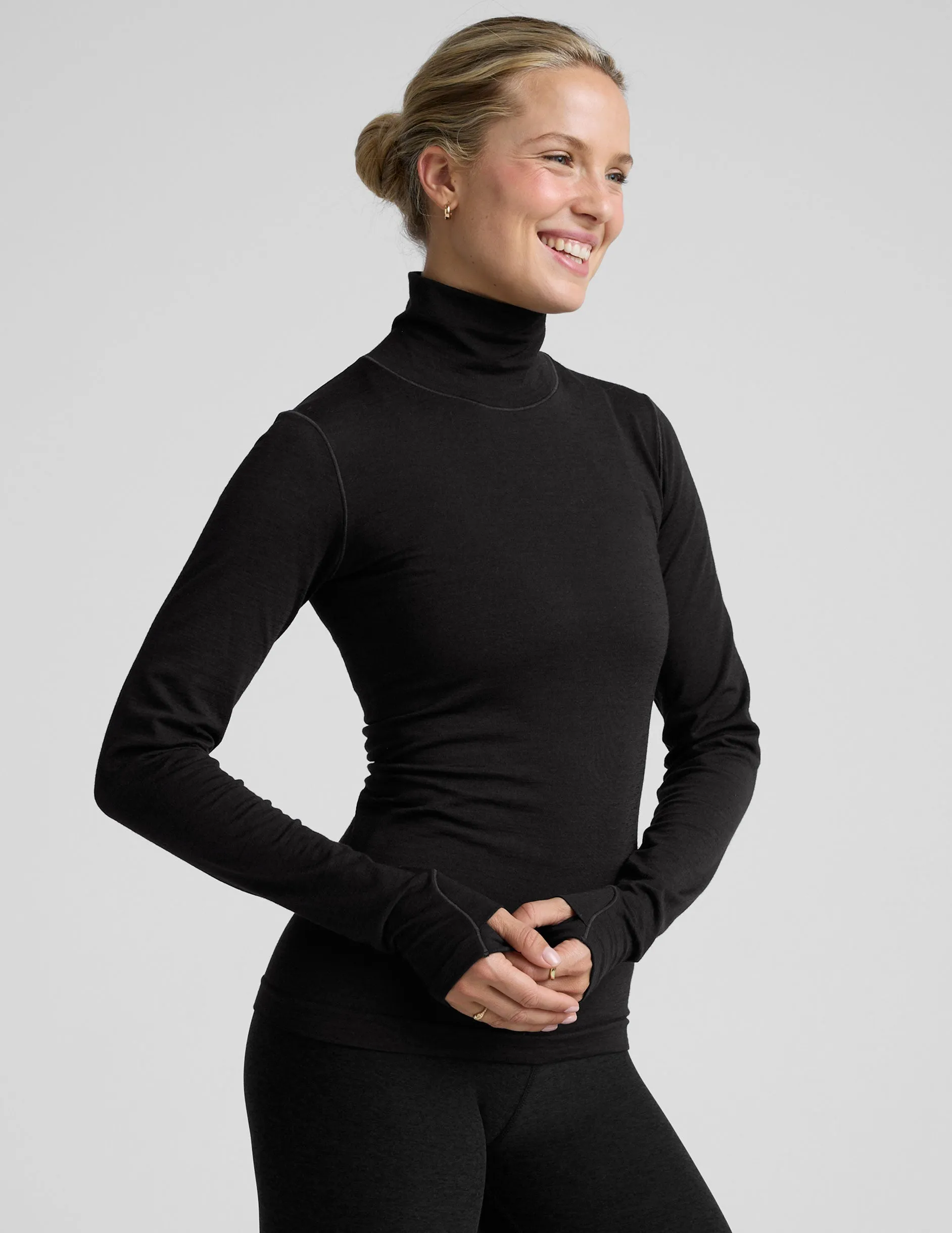 LuxeKnit Merino Wool Turtleneck sold by Beyond Yoga product image thumbnail 3