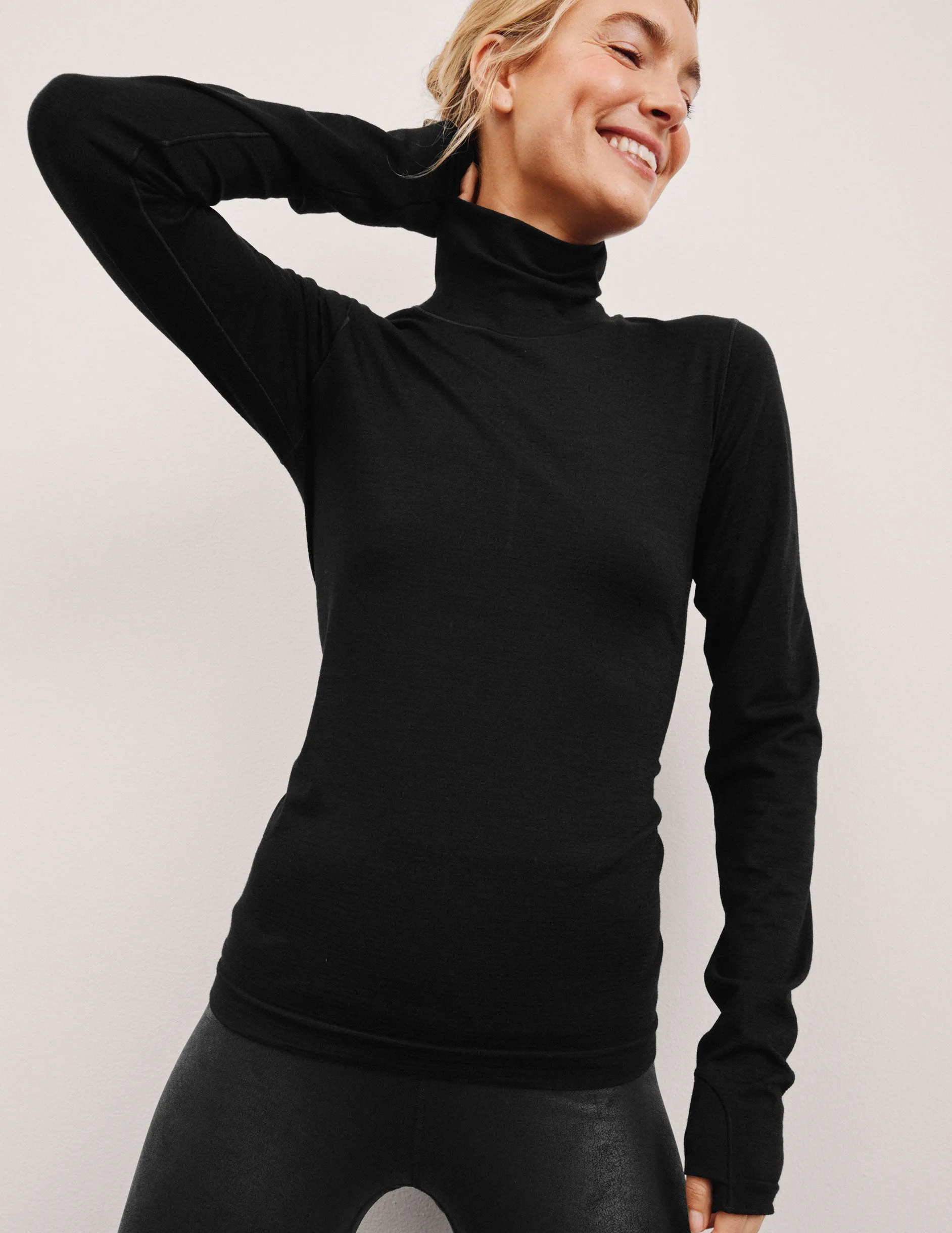 LuxeKnit Merino Wool Turtleneck sold by Beyond Yoga