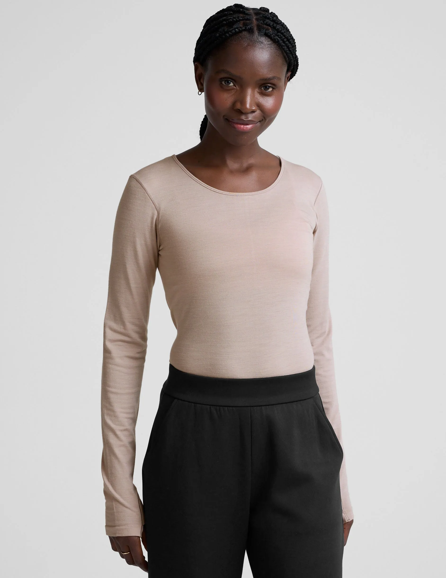 LuxeKnit Merino Wool Crewneck sold by Beyond Yoga