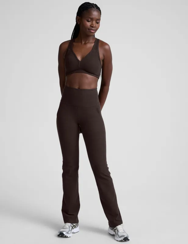 Spacedye High Waisted Practice Pocket Bootcut Pant sold by Beyond Yoga