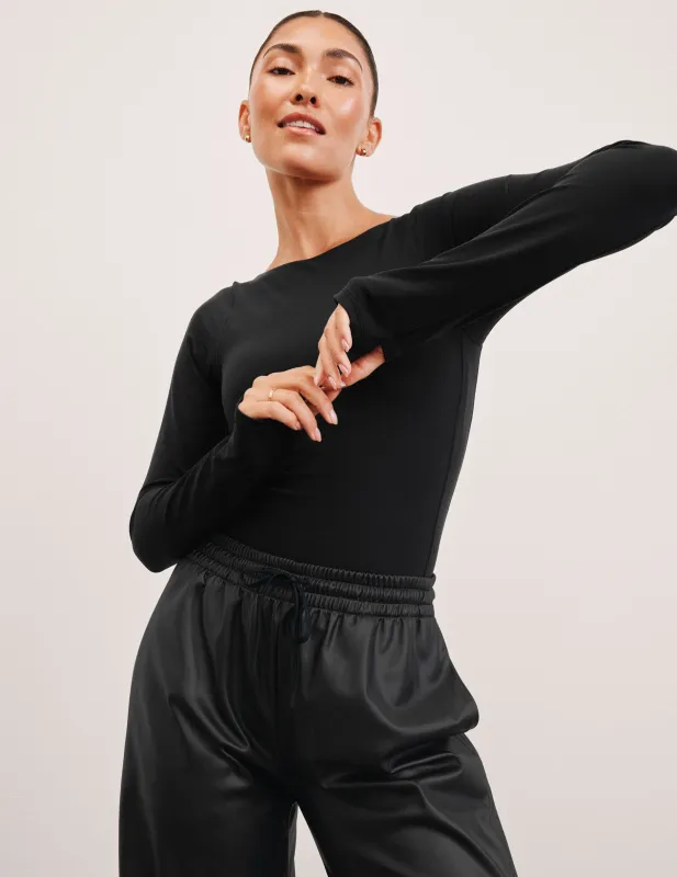Serene Boatneck Bodysuit sold by Beyond Yoga